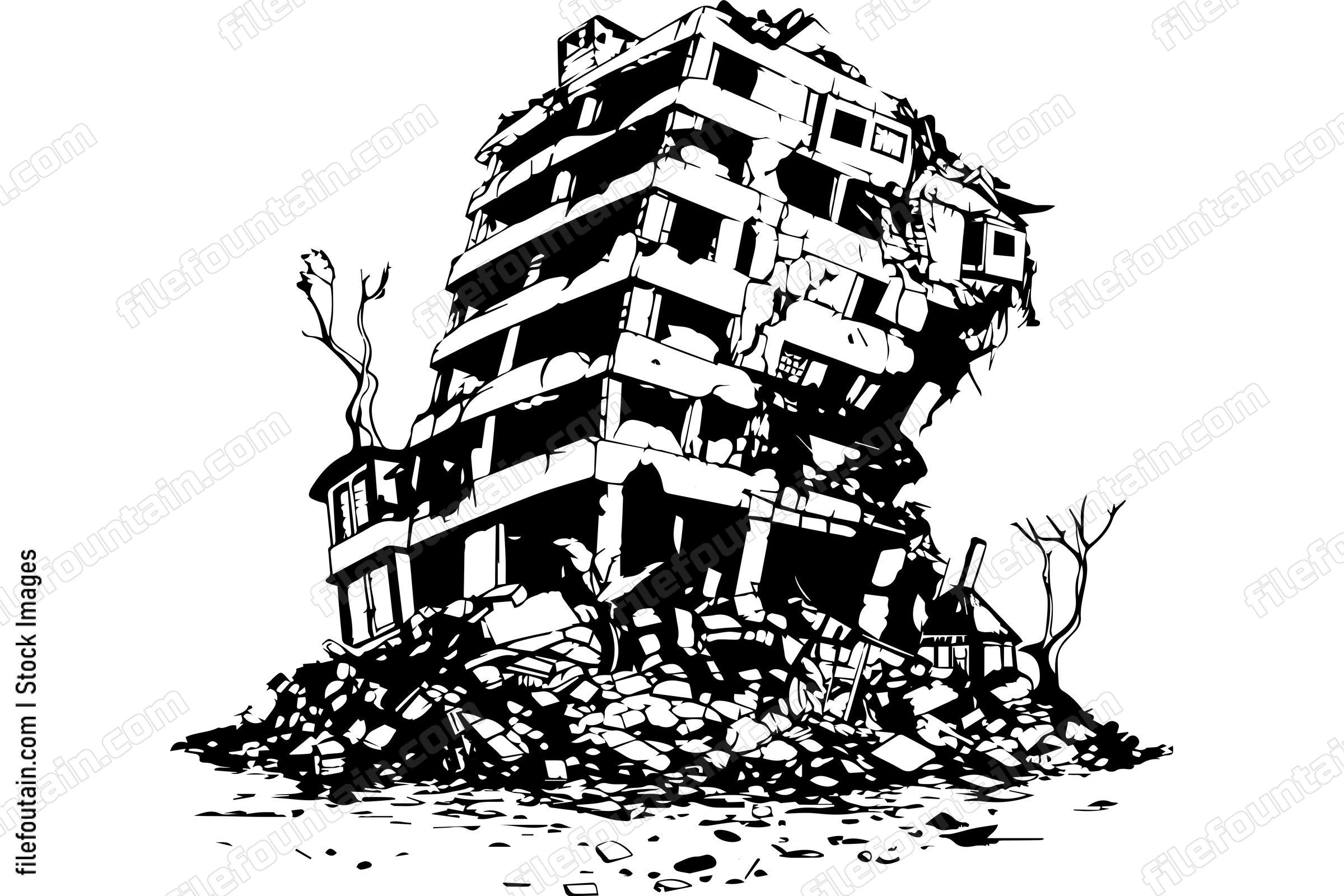 Demolished Building Destroyed Structure