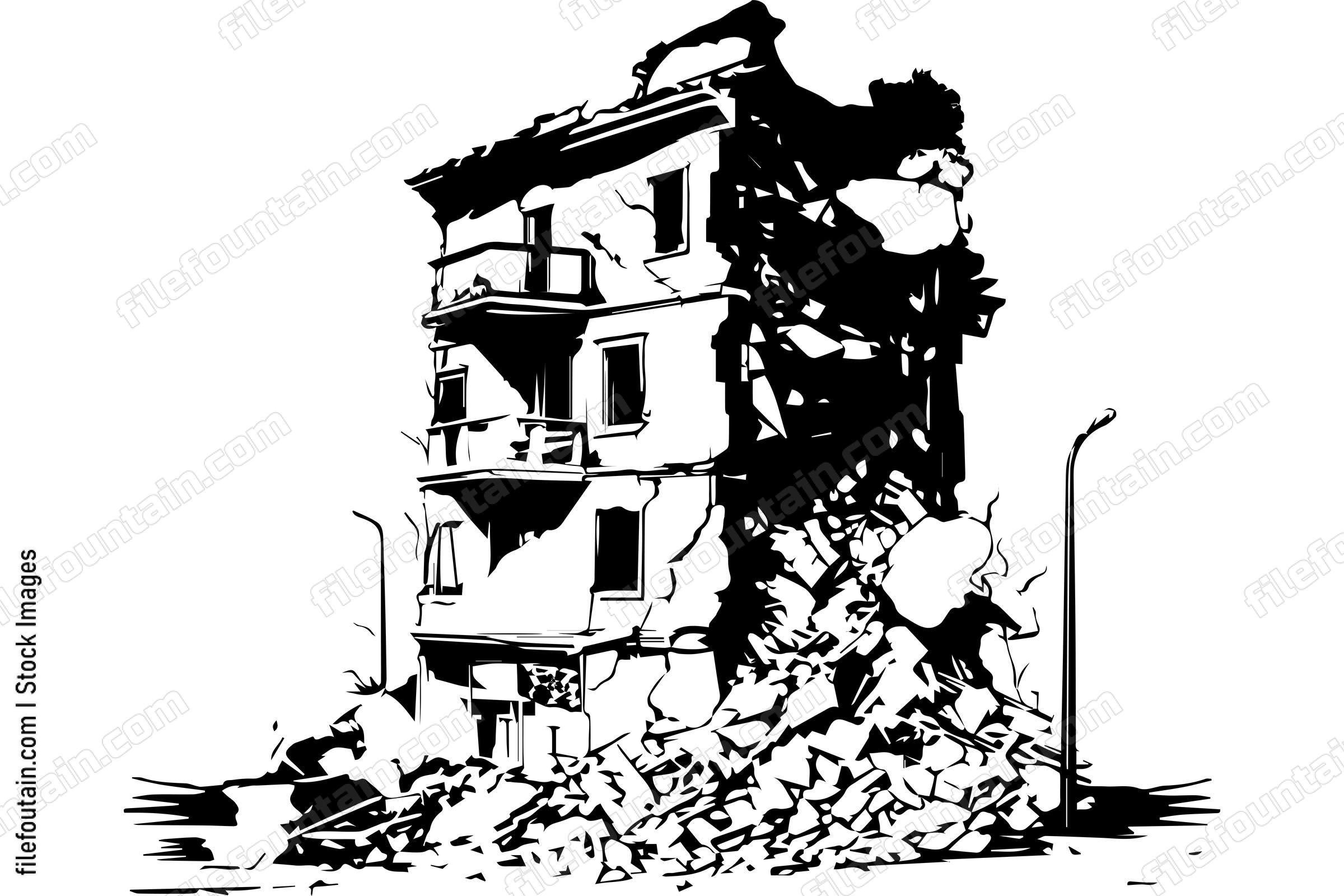 Demolished Building Destroyed Structure