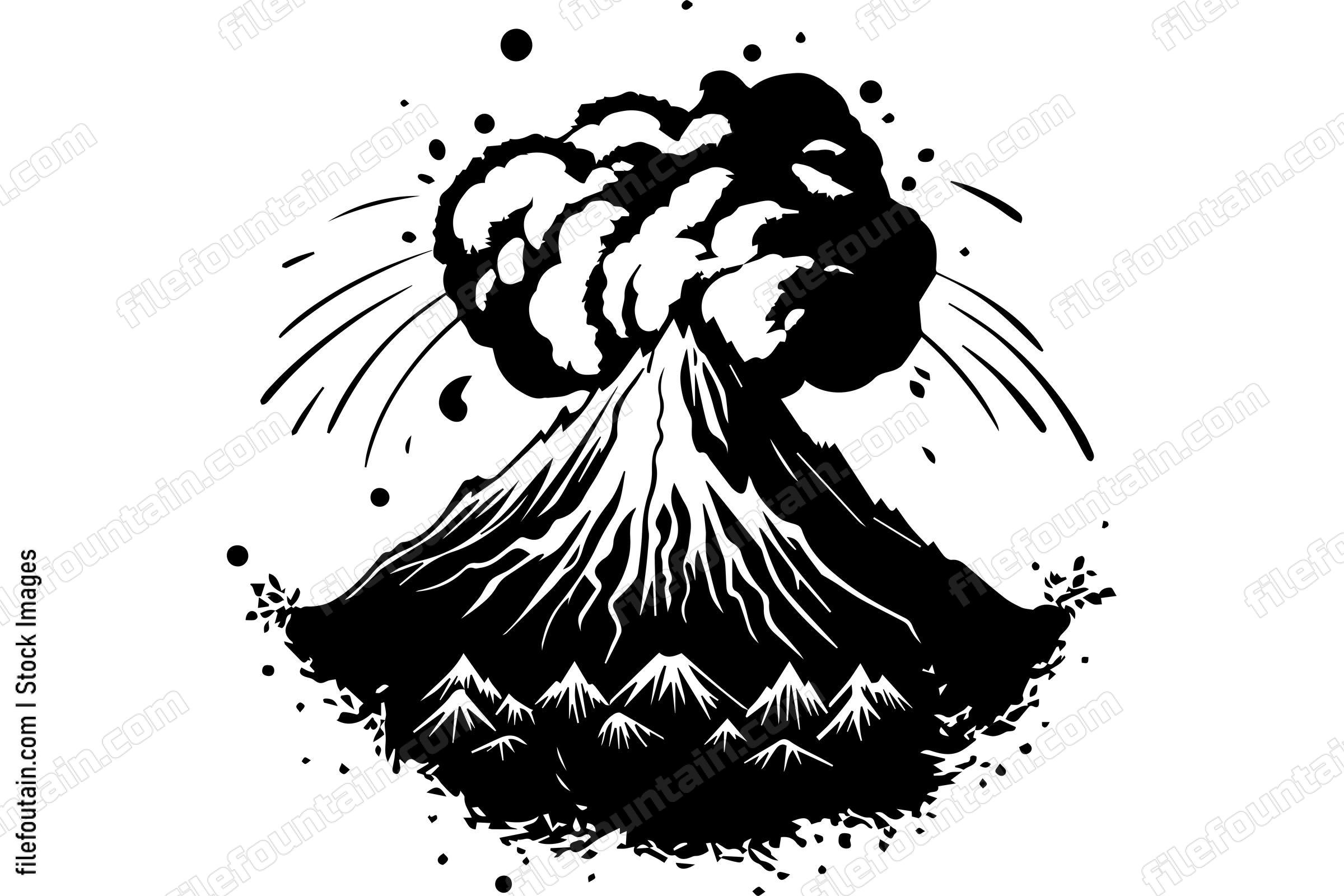 Erupting Volcano