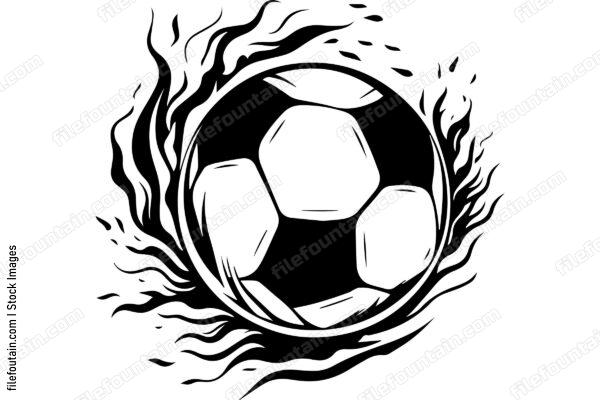 Flaming Soccer Ball
