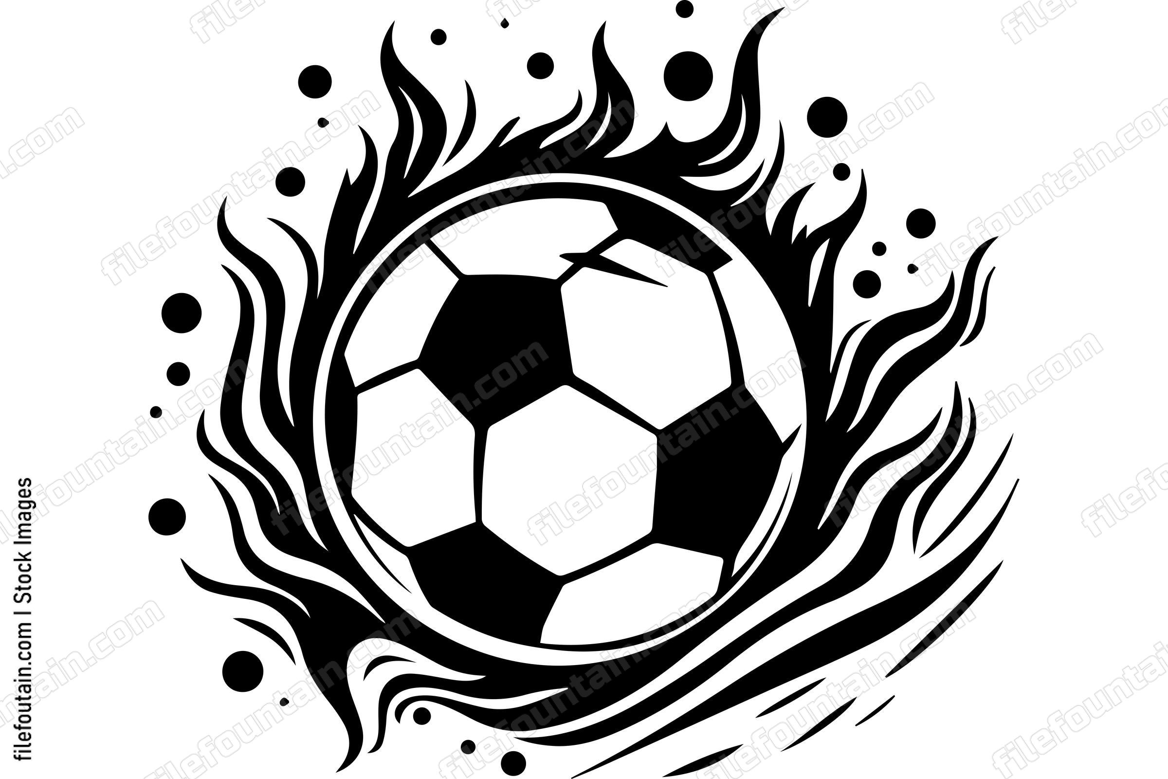 Flaming Soccer Ball