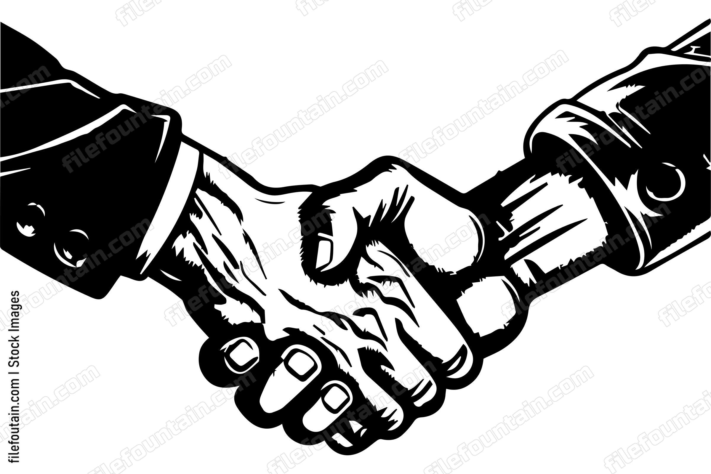 Handshake Two Hands Shaking Hands