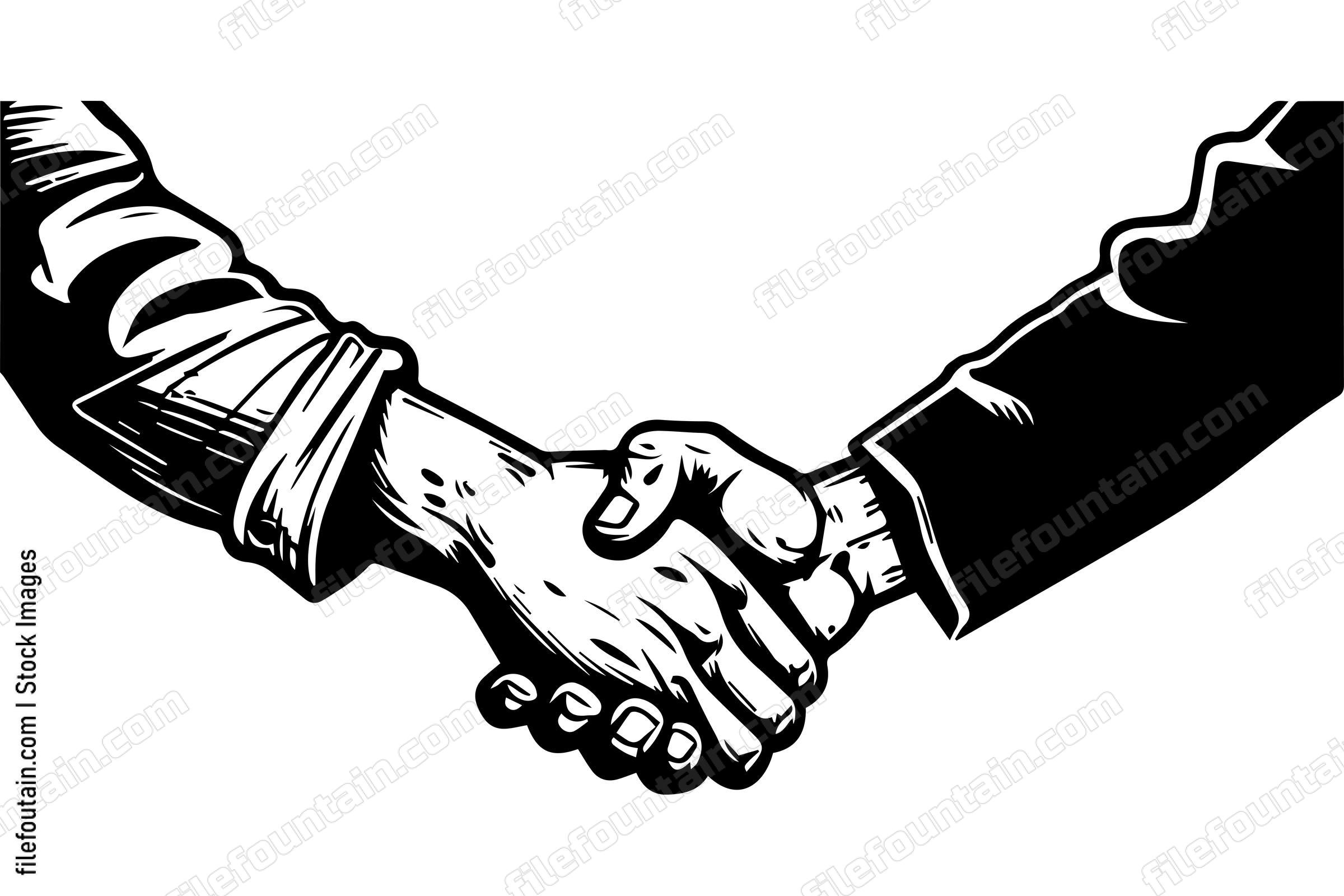 Handshake Two Hands Shaking Hands