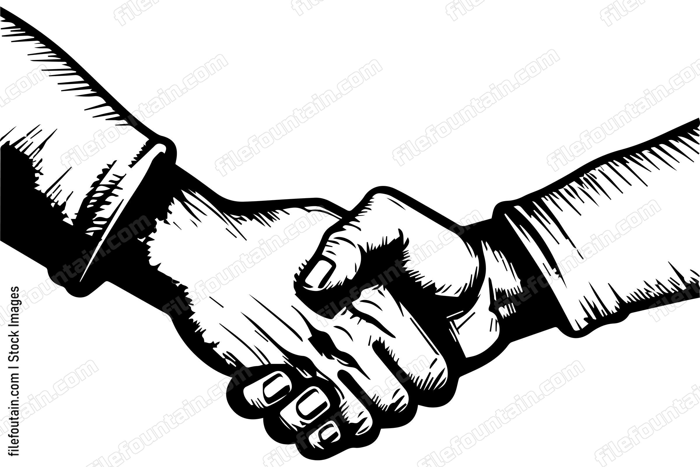 Handshake Two Hands Shaking Hands