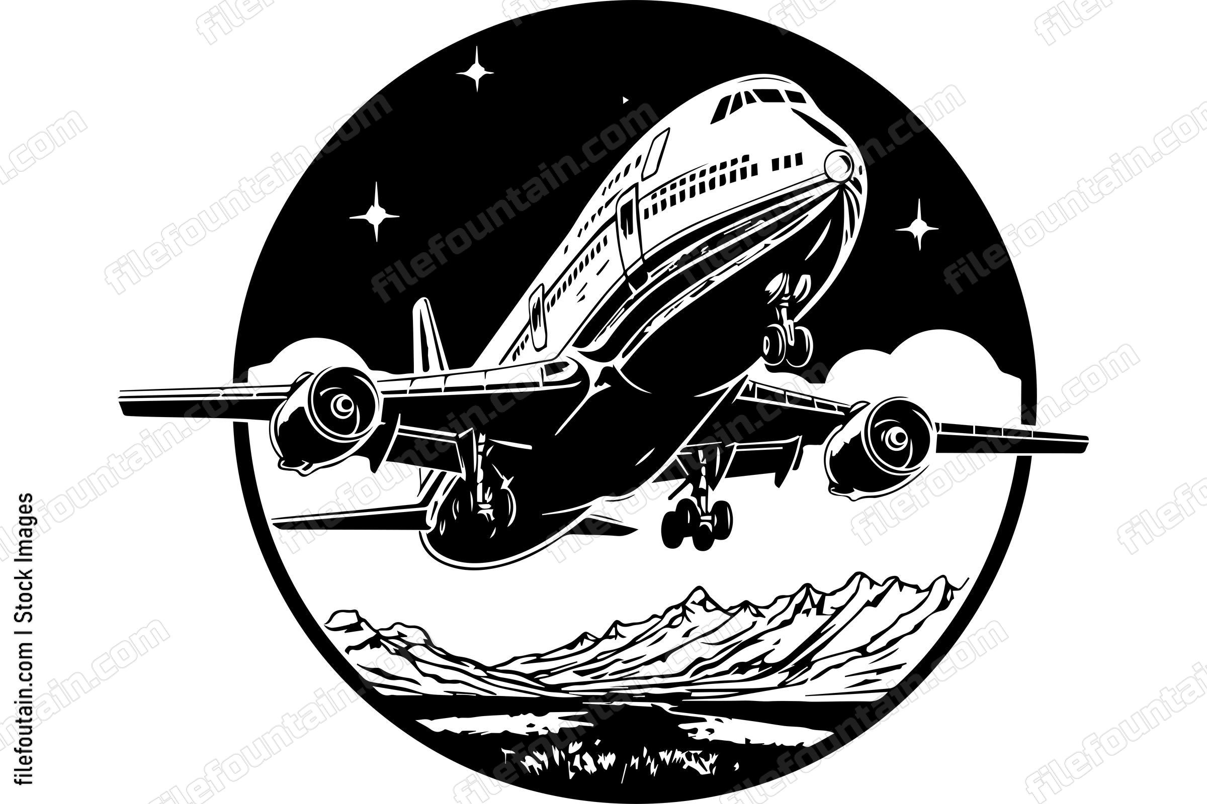 Jet Airliner Jumbo Airplane