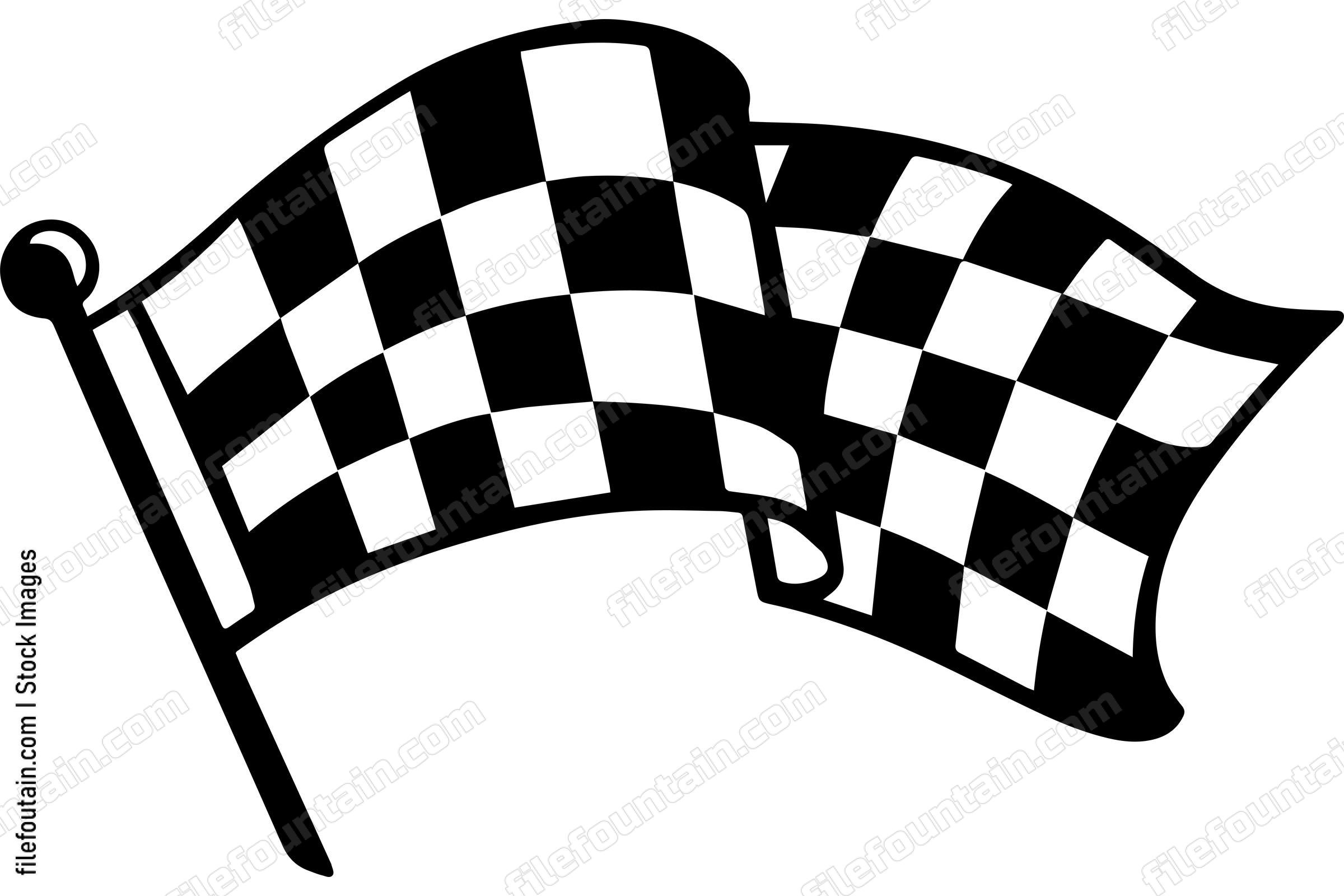 Kartracing Flag Racing