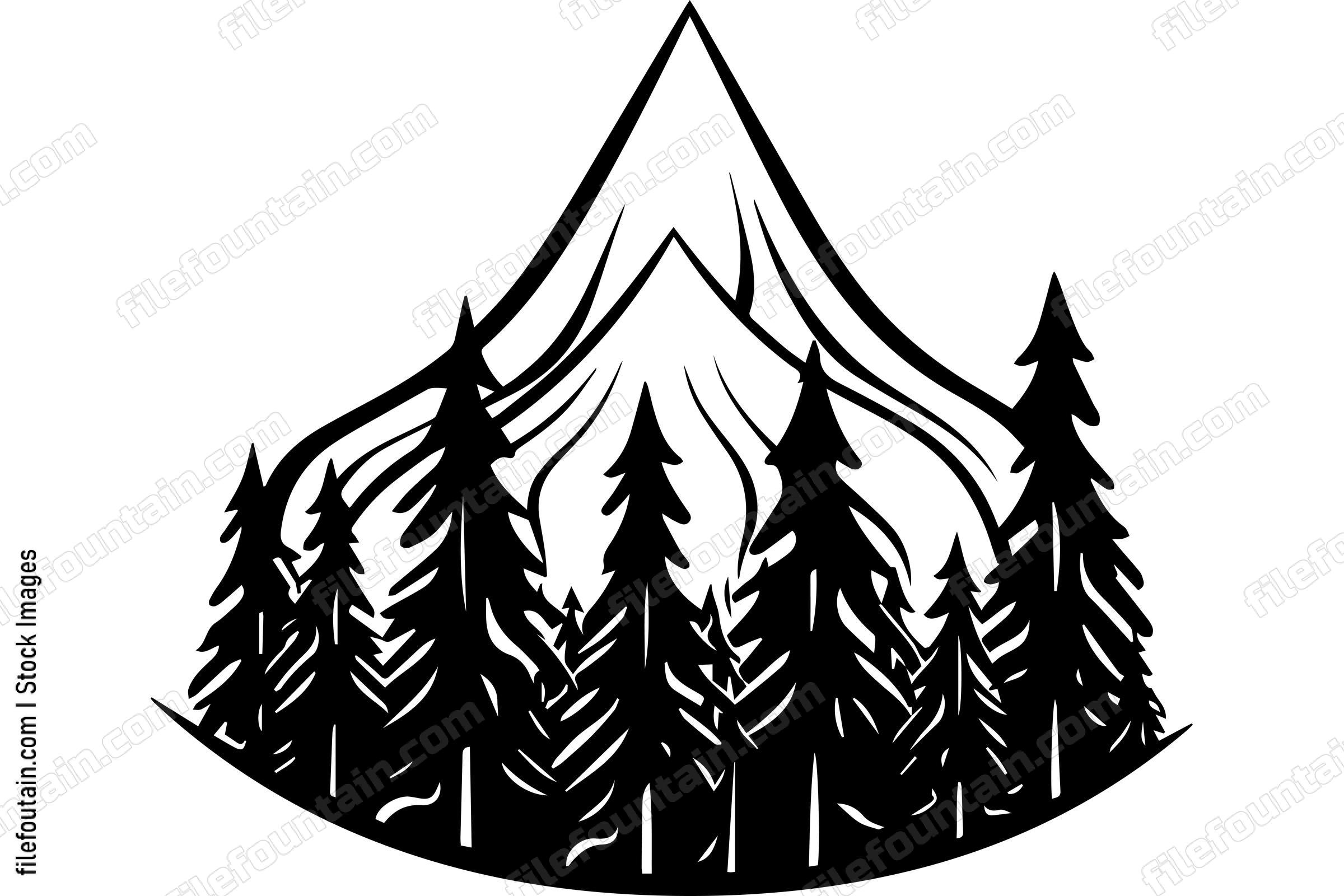 Mountain and Forest