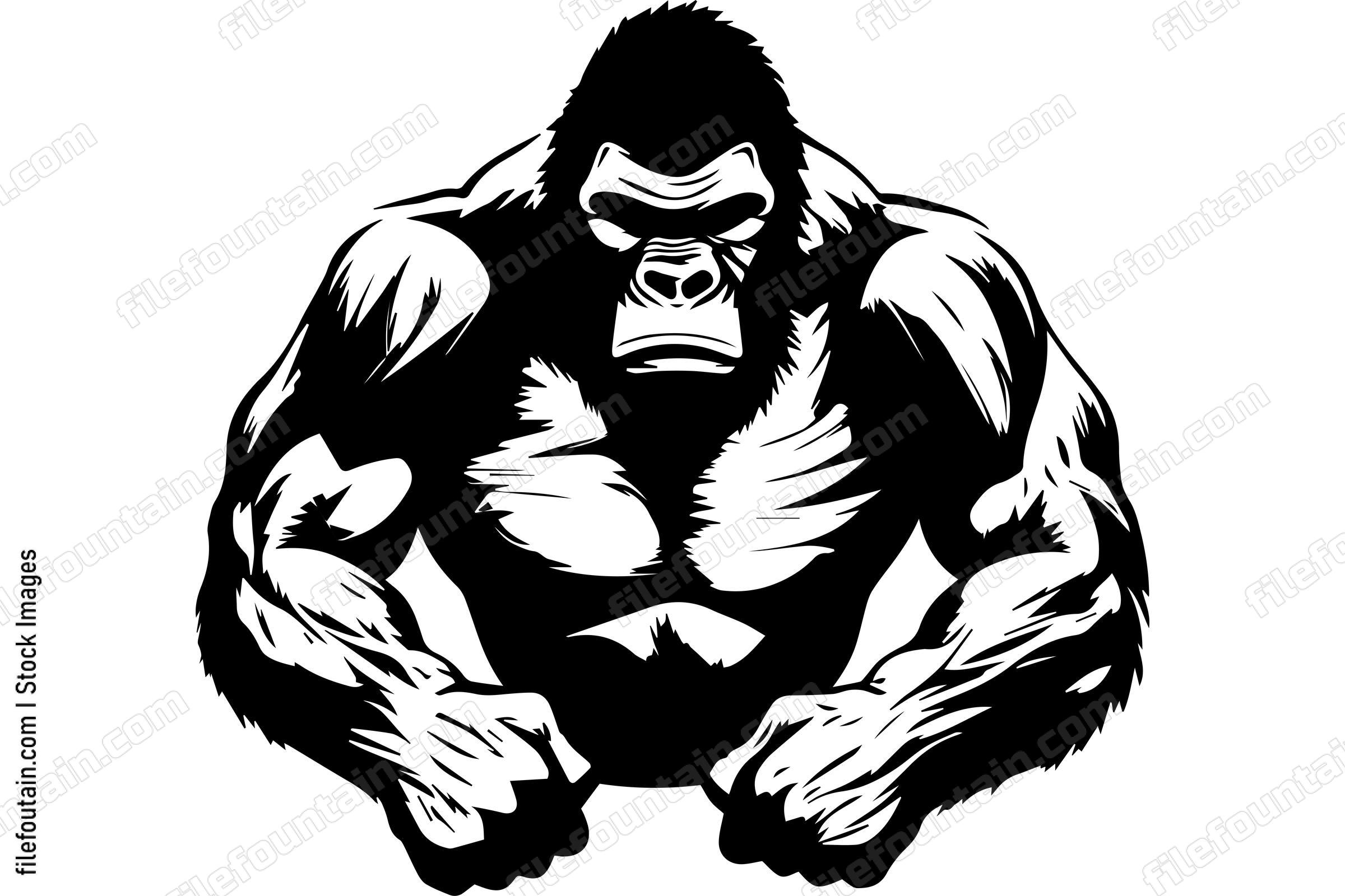Muscular Gorilla Workout