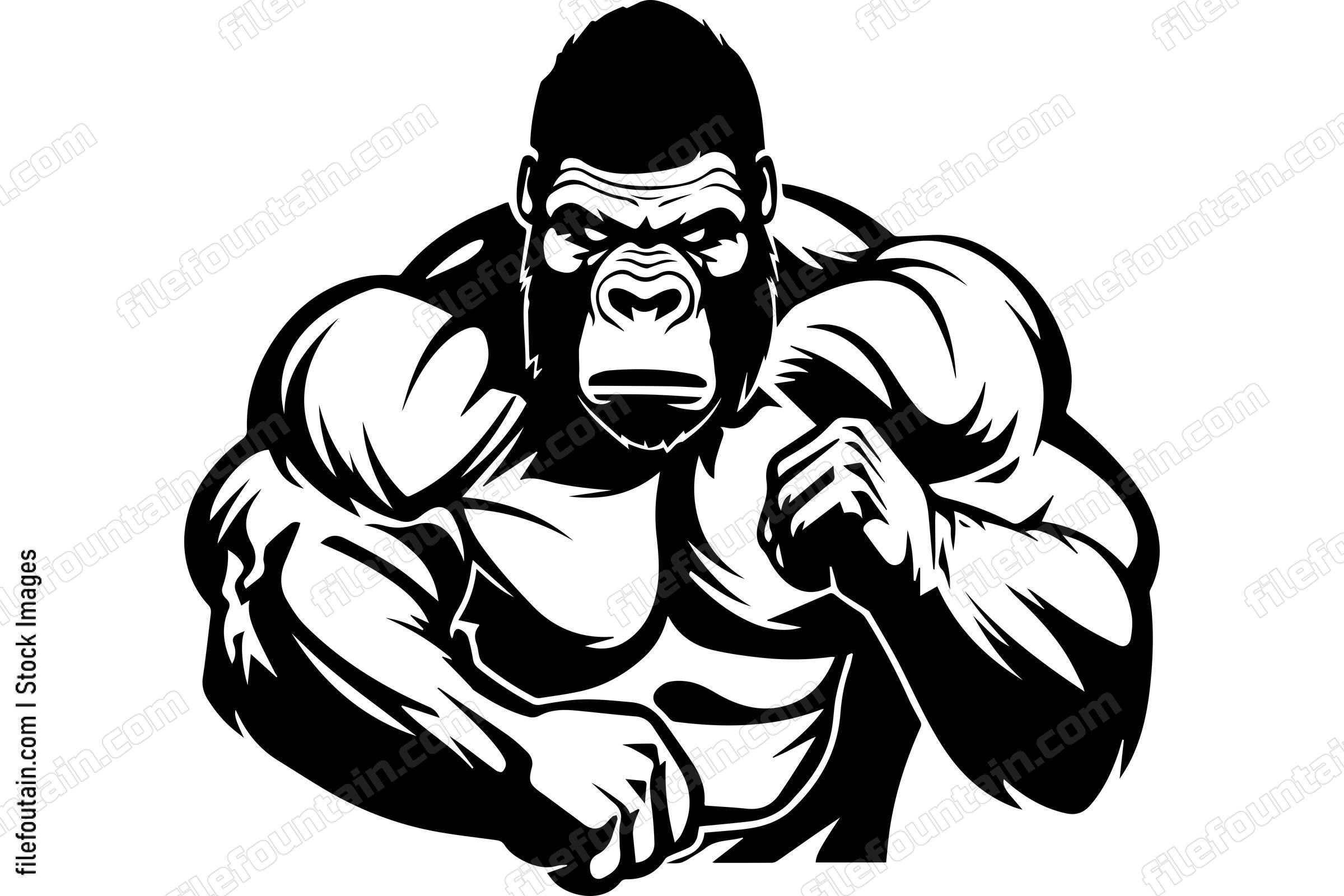 Muscular Gorilla Workout