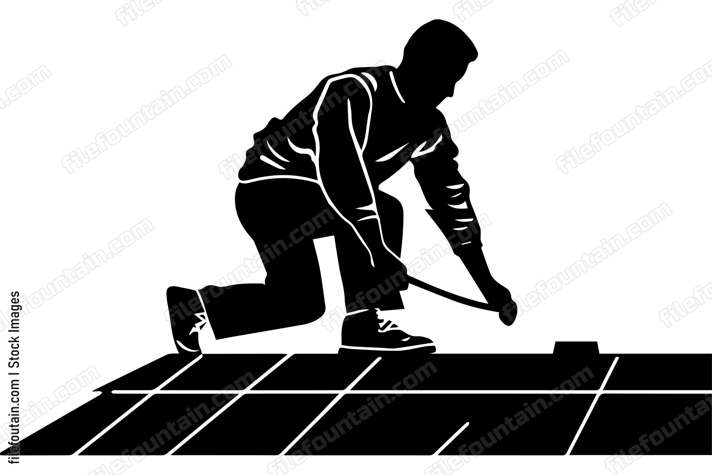 Roofer Fixing The Roof