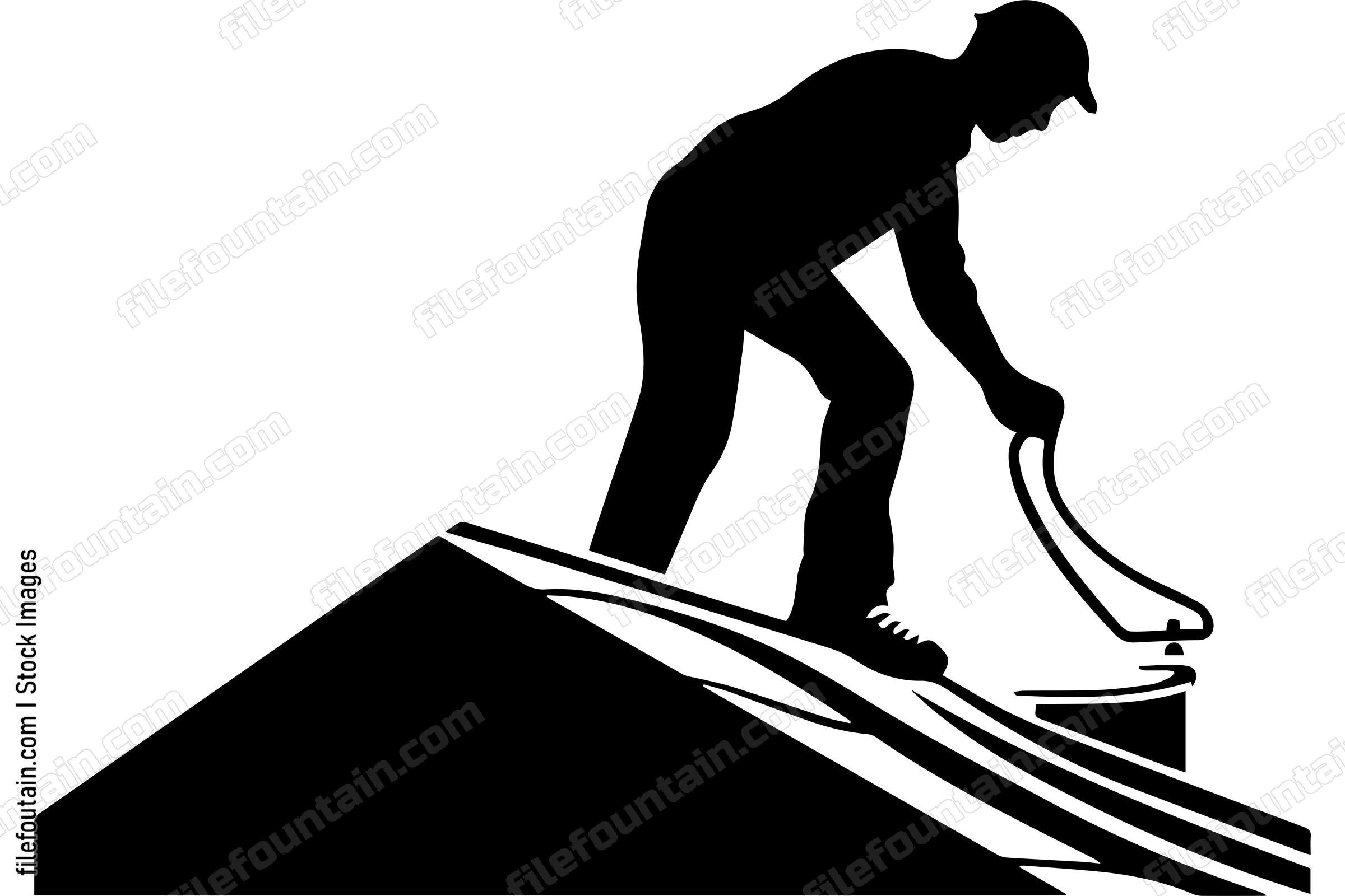 Roofer Fixing The Roof