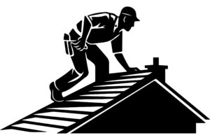 Roofer Fixing The Roof