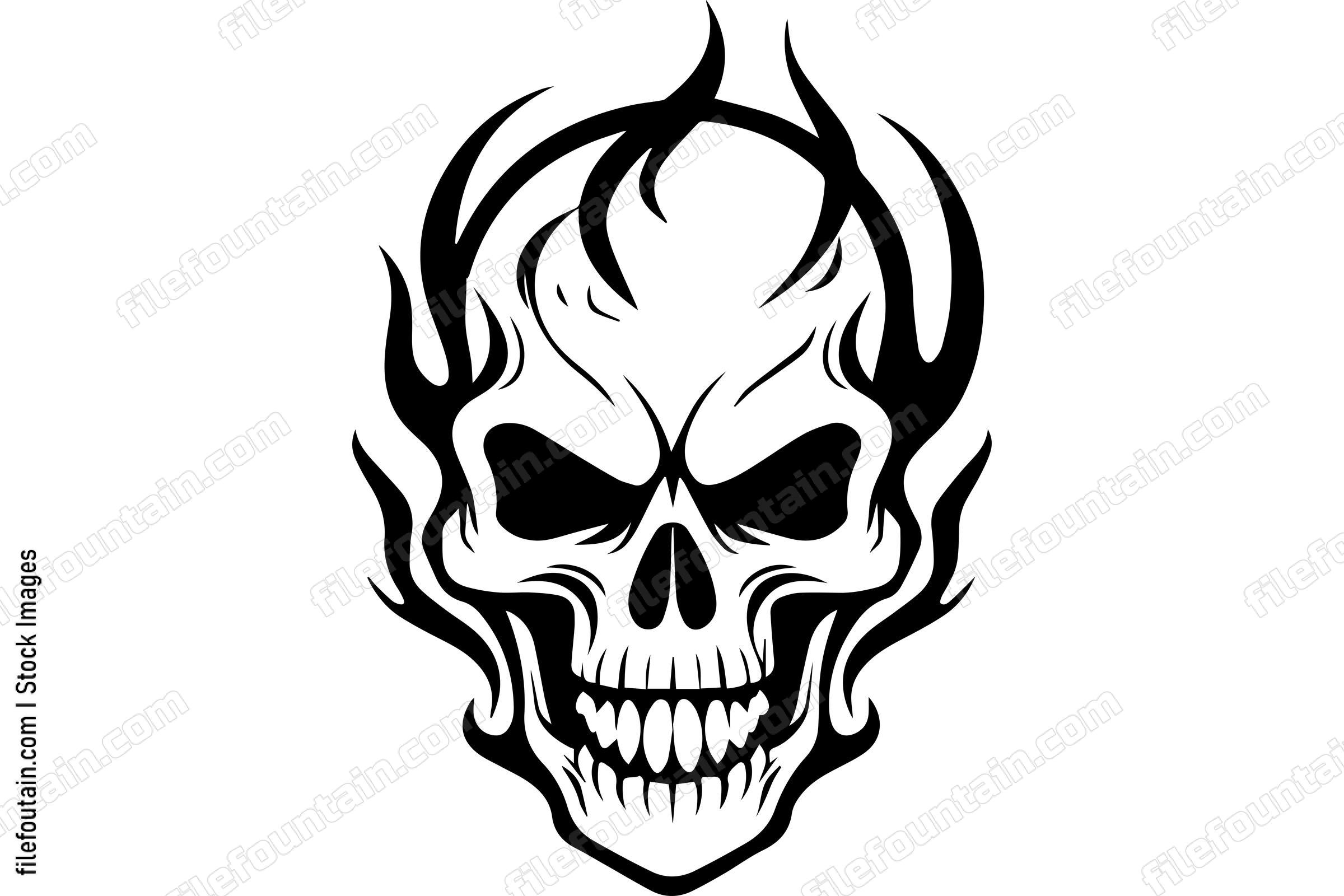 Skull On Fire