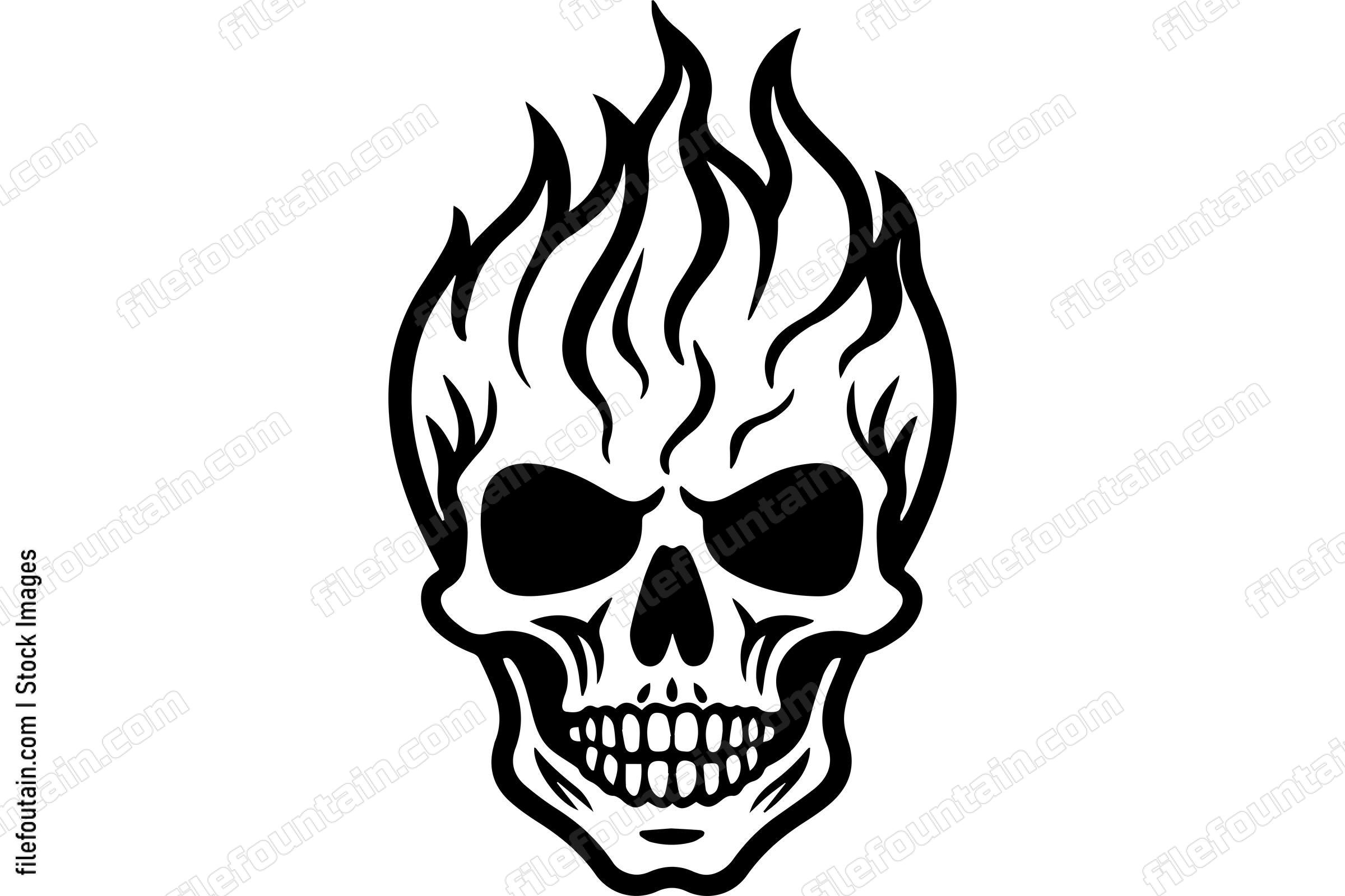 Skull On Fire
