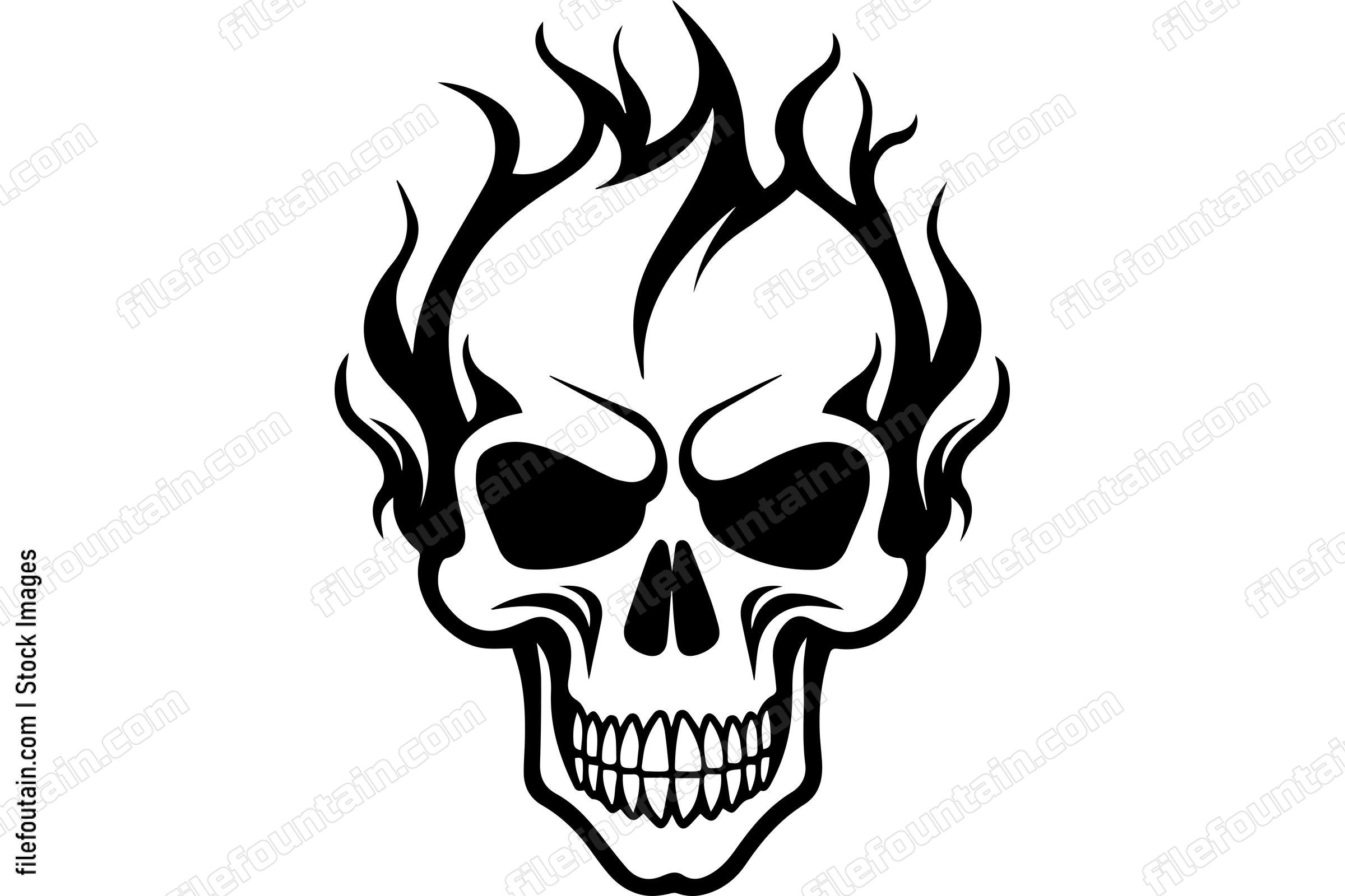 Skull On Fire