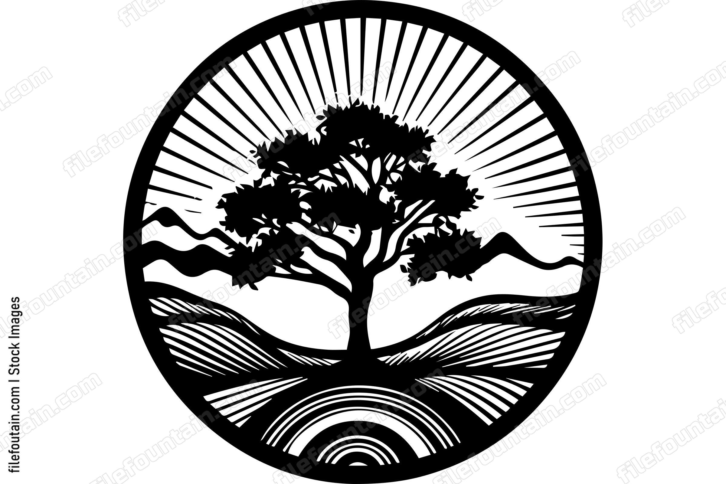 Tree Landscaspe Logo