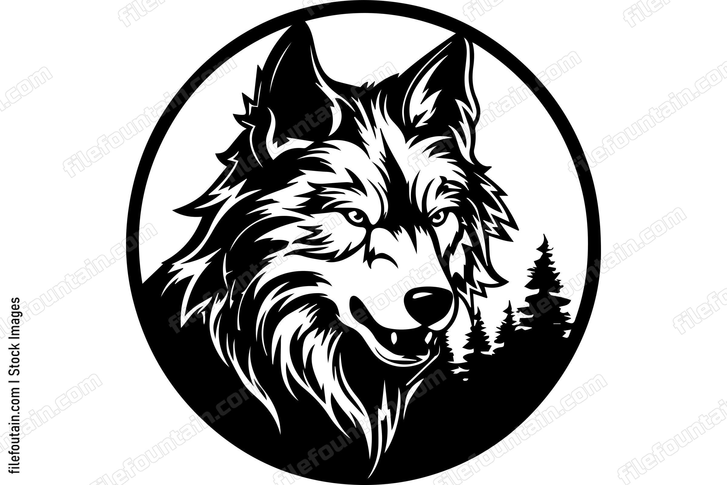 Wolf in A Forest
