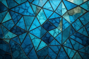 Abstract Blue Geometric Background