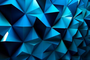 Abstract Blue Geometric Background