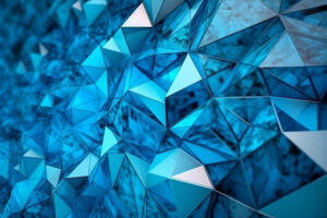 Abstract Blue Geometric Background