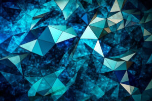 Abstract Blue Geometric Background