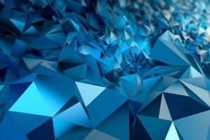 Abstract Blue Geometric Background