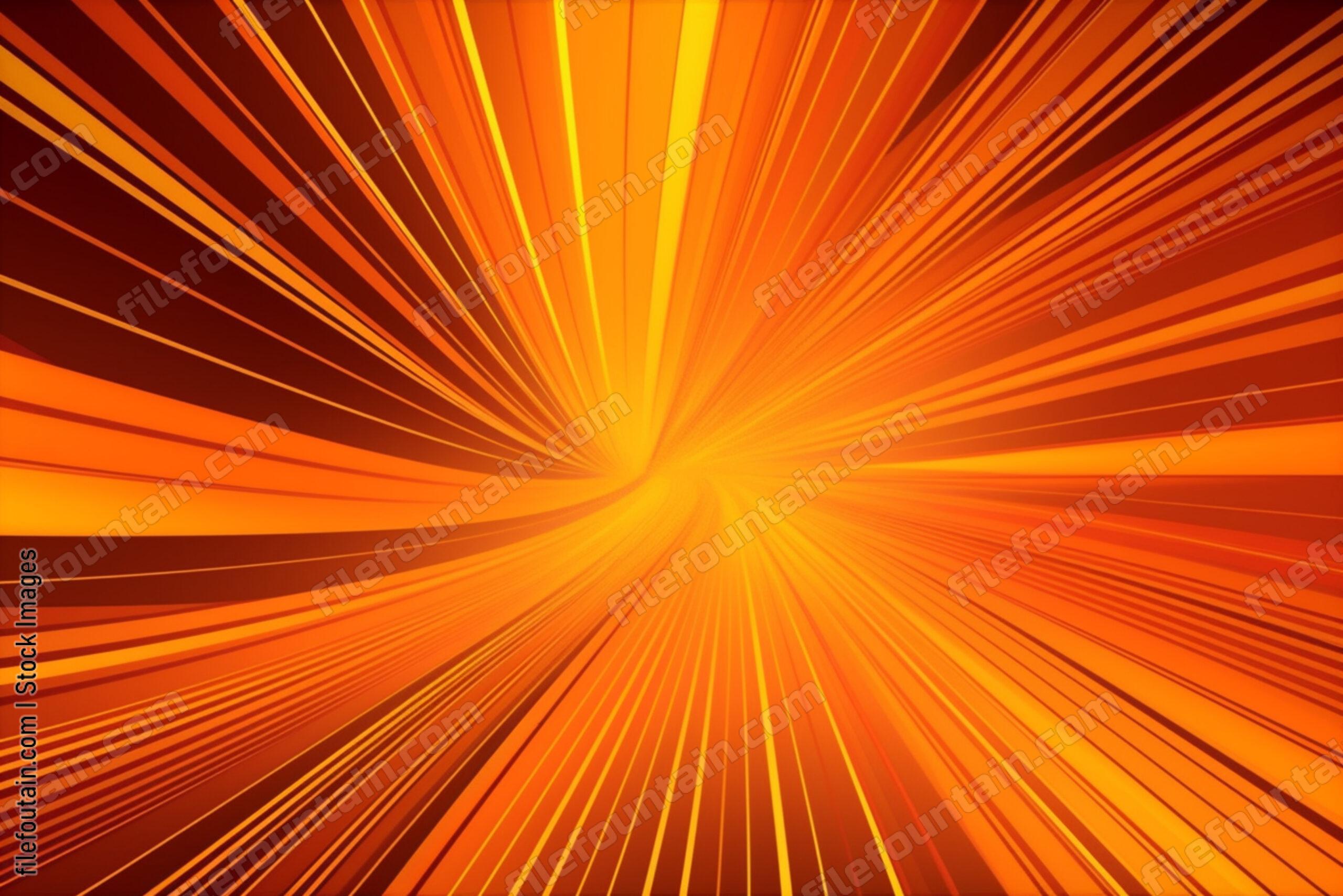 abstract rays of orange background