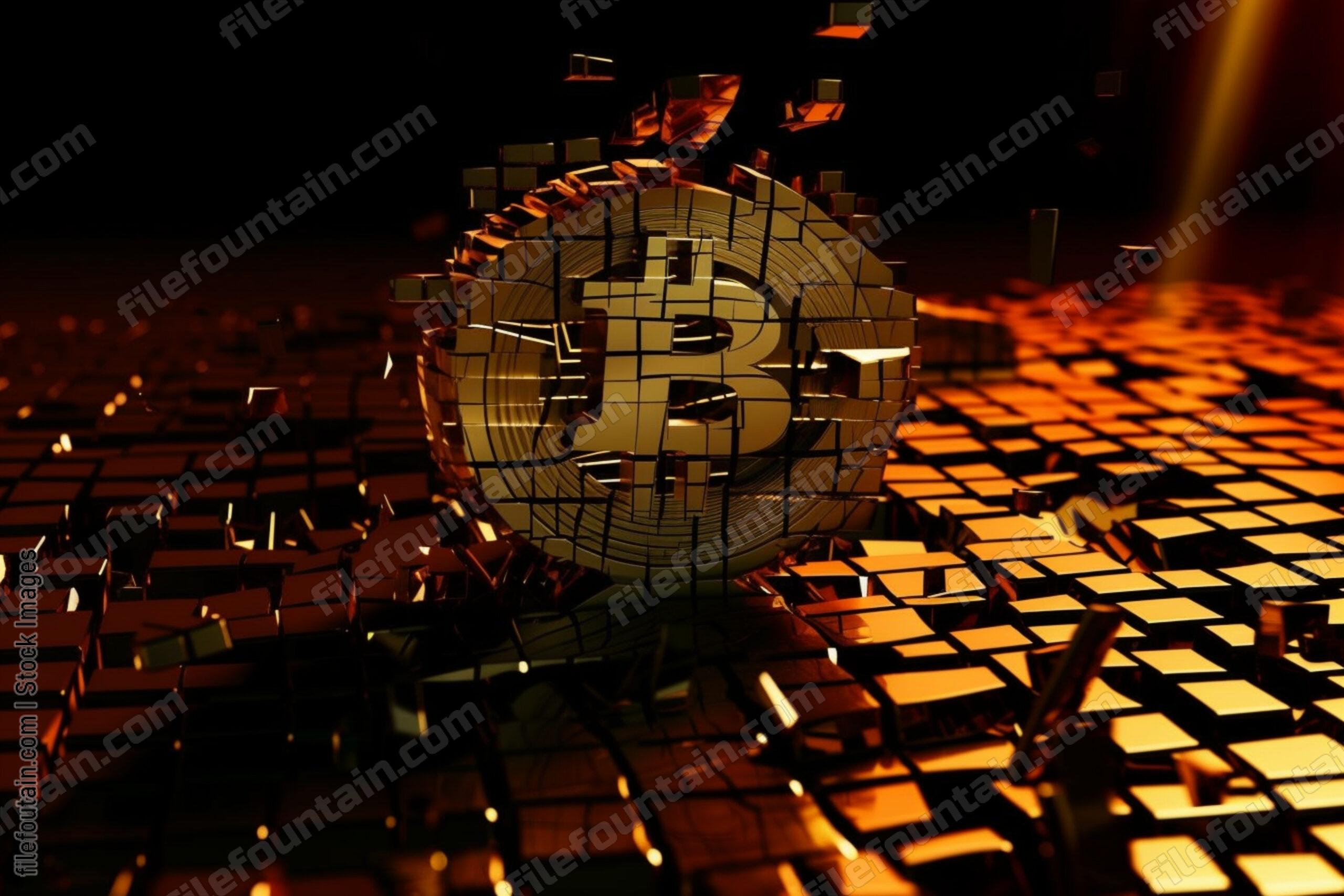 BitcoinbreakingIntoPieces