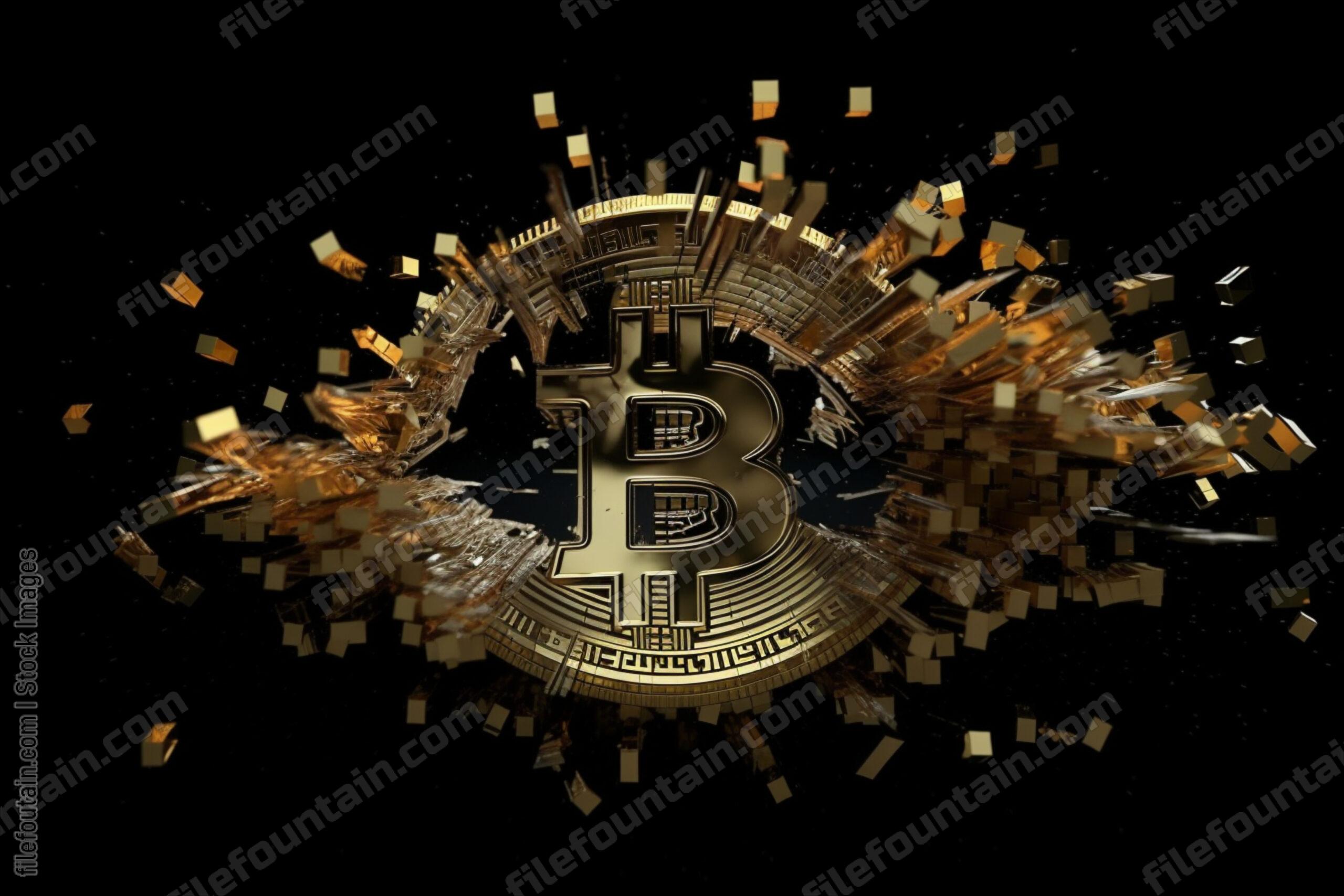 BitcoinbreakingIntoPieces