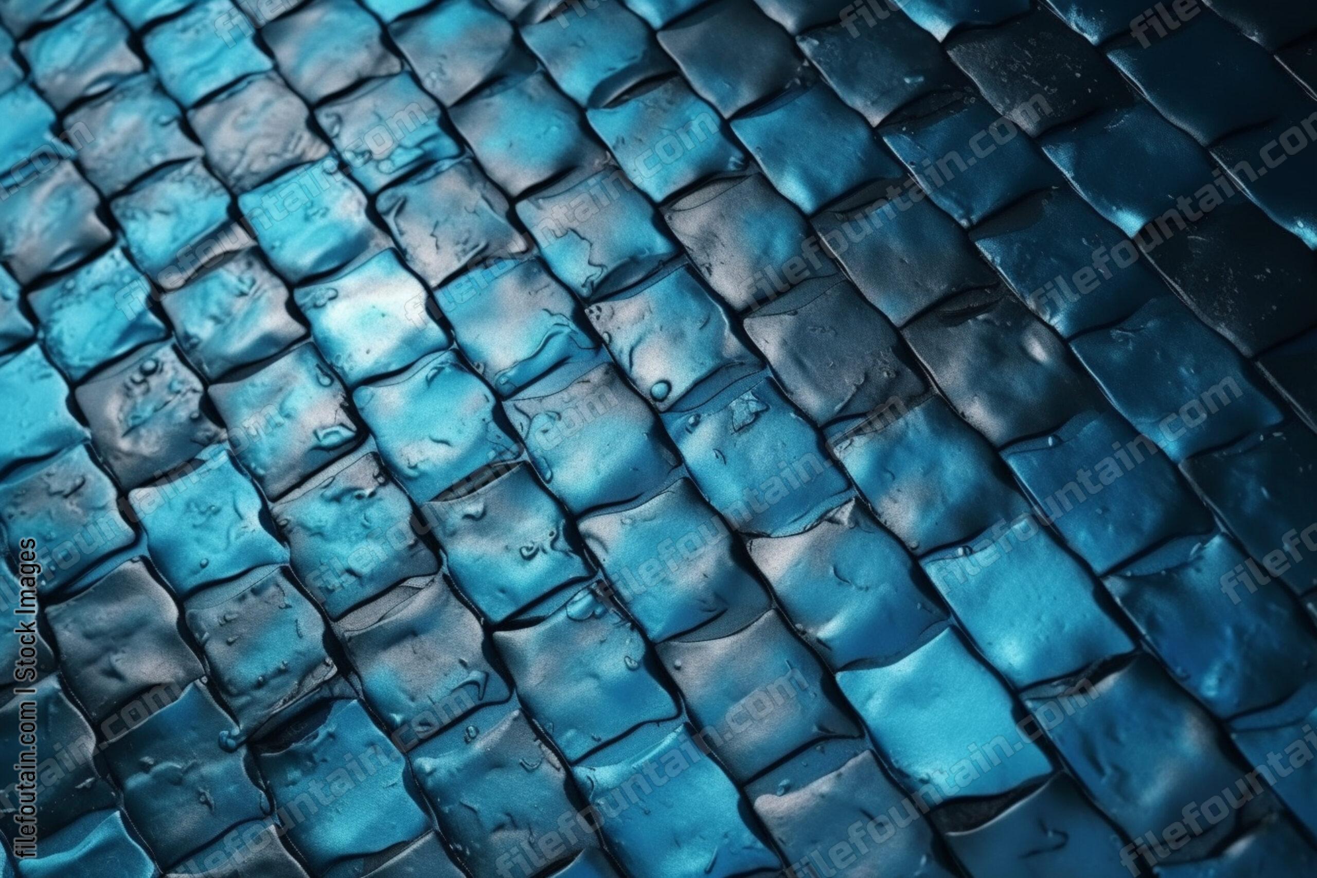 Blue Metallic Background Texture