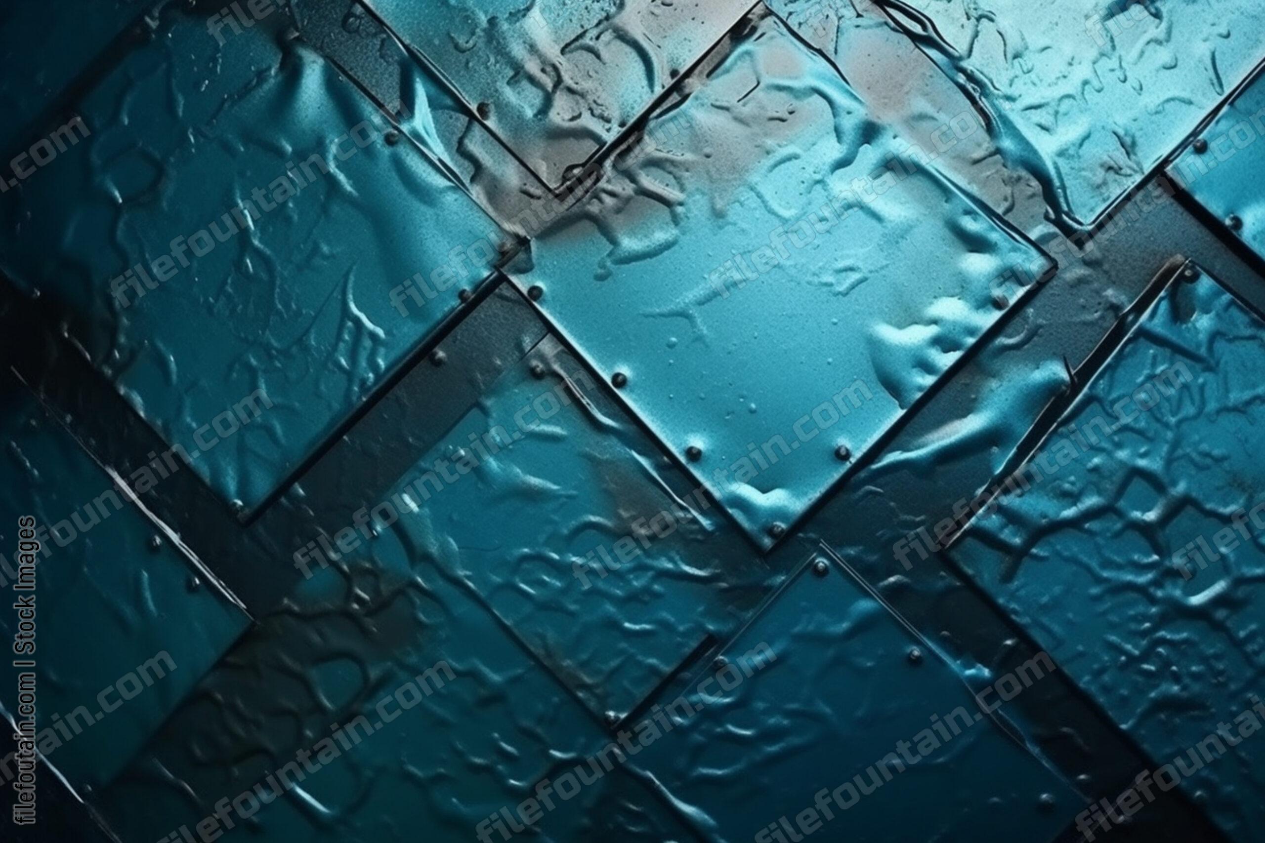 Blue Metallic Background Texture