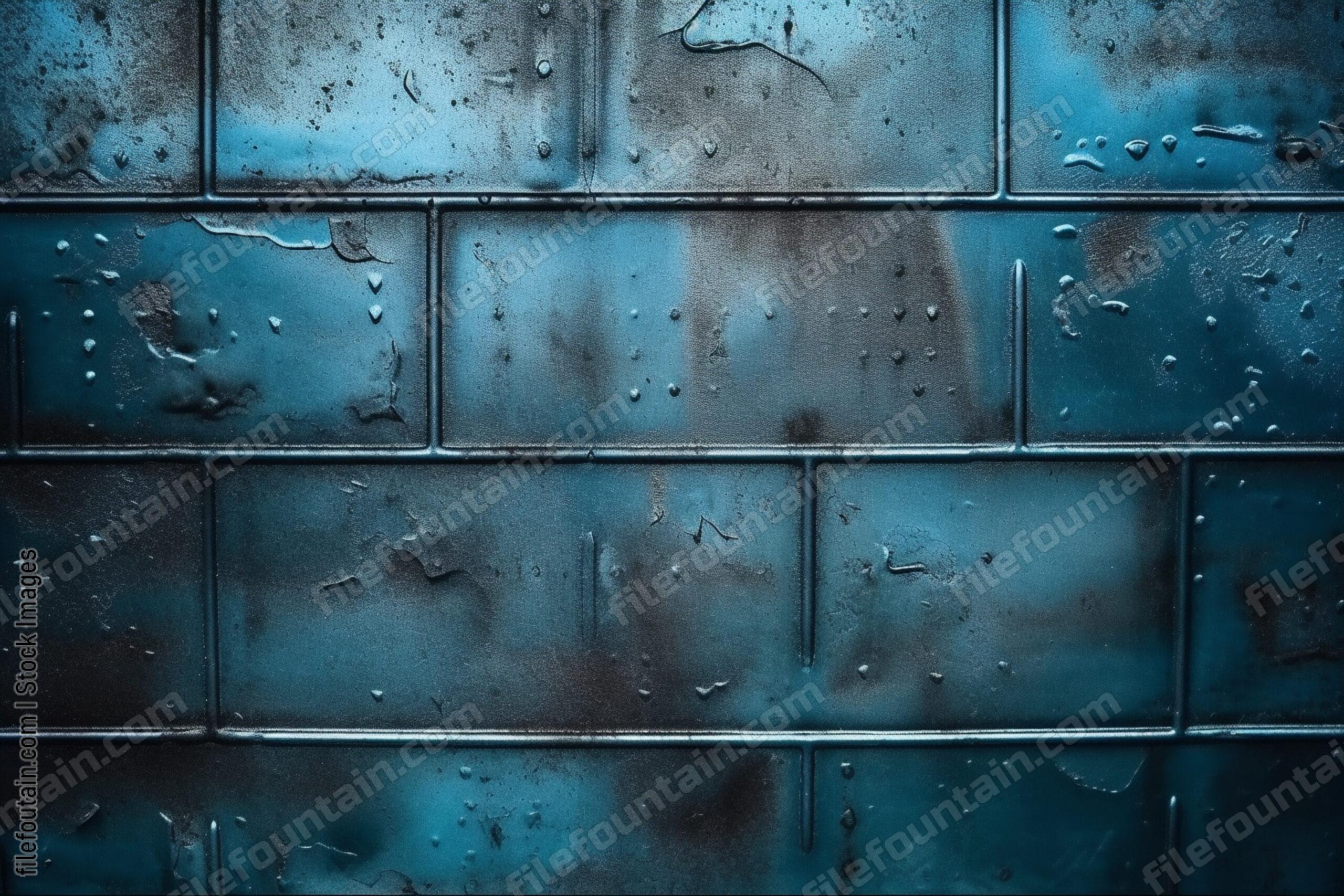 Blue Metallic Background Texture