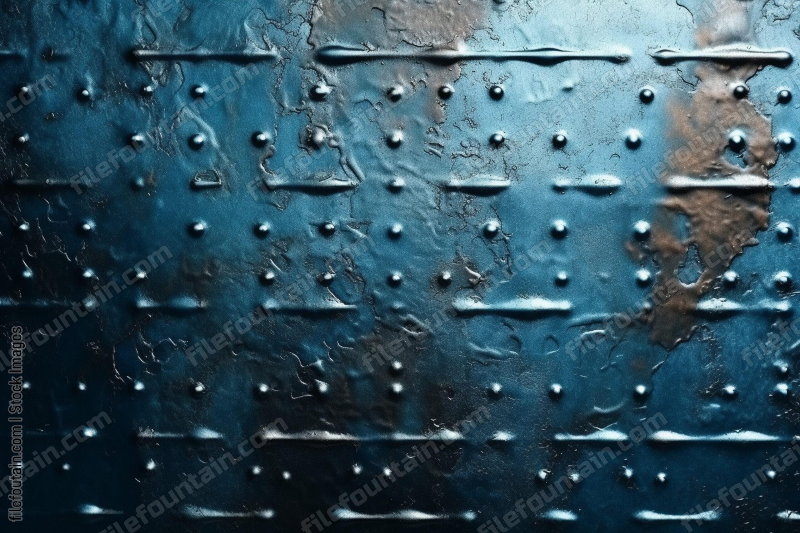 Blue Metallic Background Texture