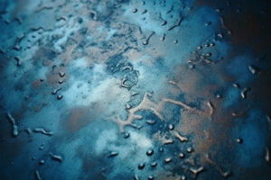 Blue Metallic Grudge Texture Background