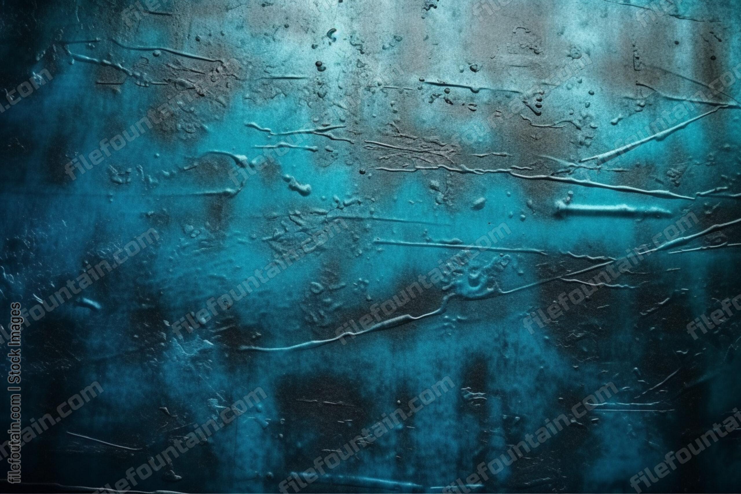 Blue Metallic Grudge Texture Background