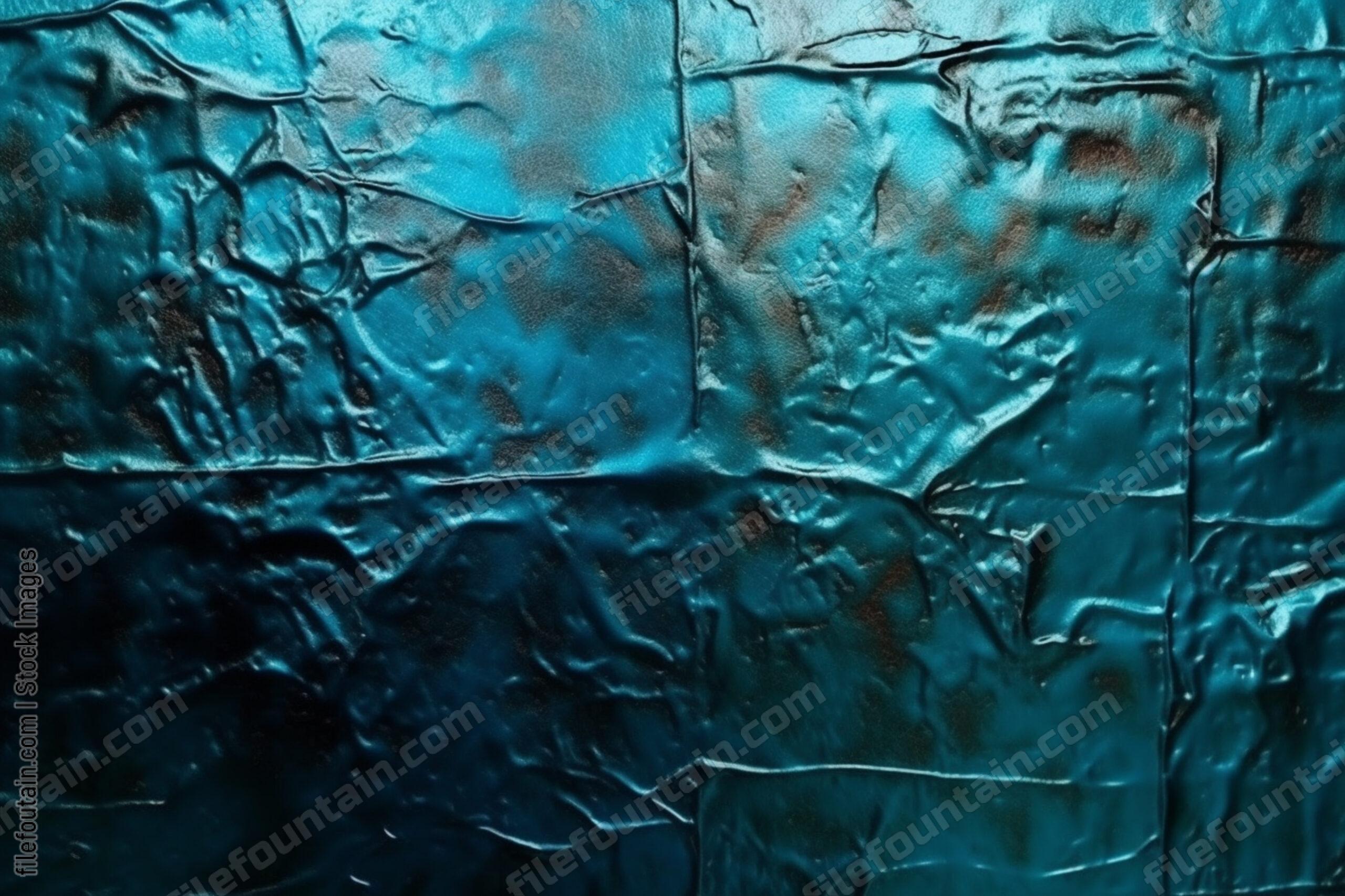 Blue Metallic Grudge Texture Background