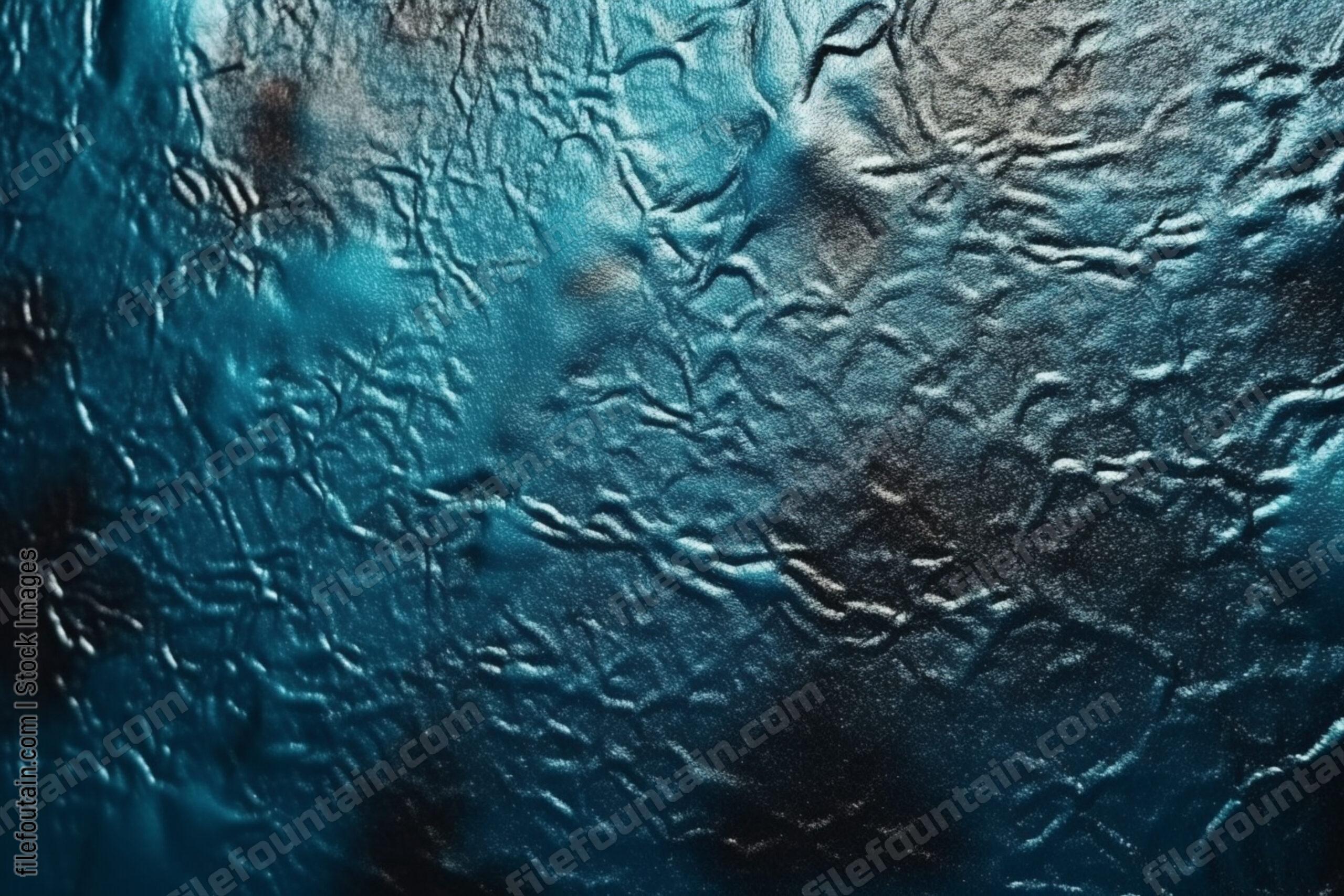 Blue Metallic Grudge Texture Background