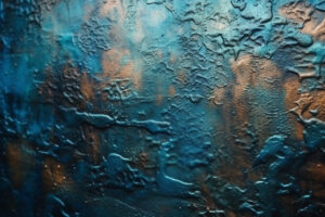 Blue Metallic Grudge Texture Background