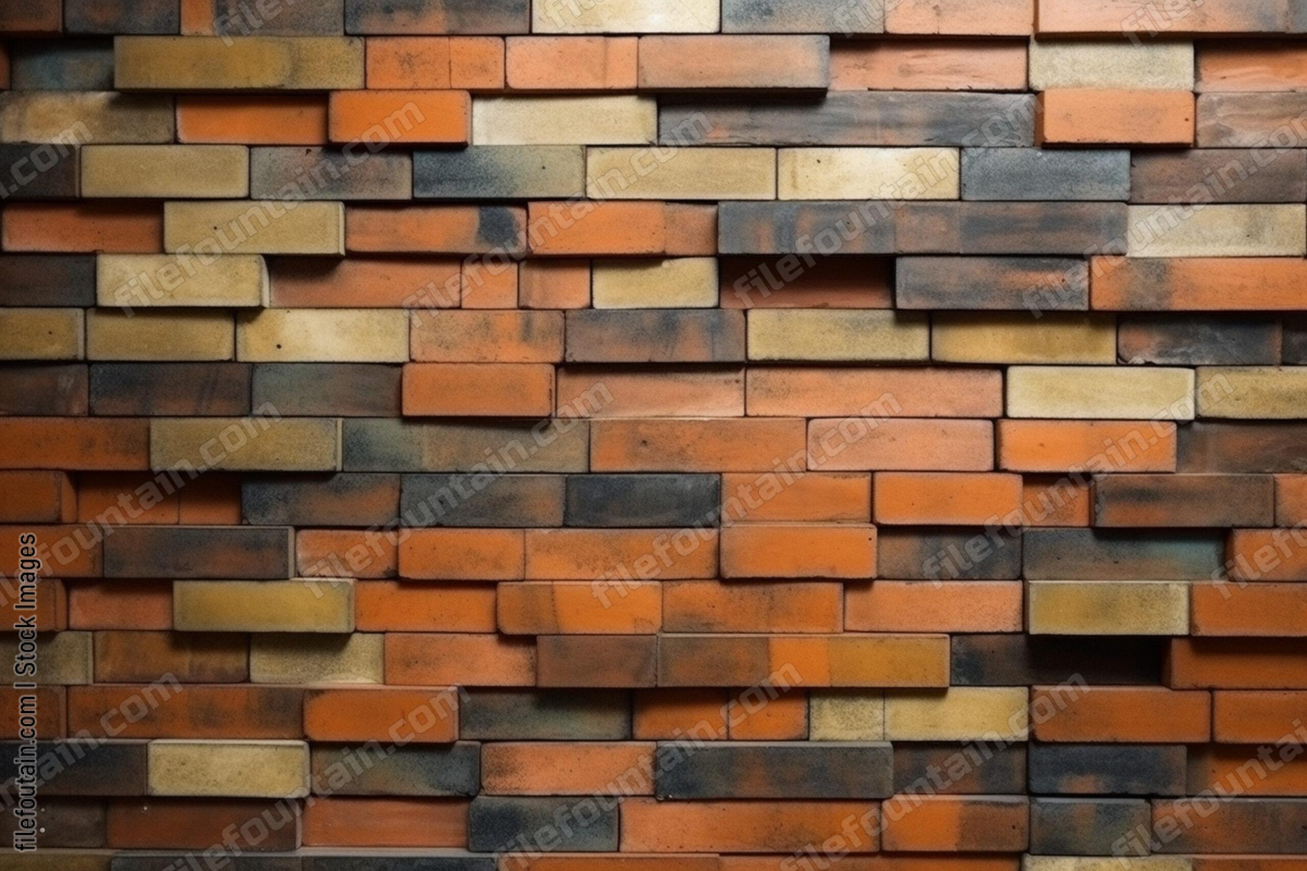 Brick Wall Pattern Industrial Background