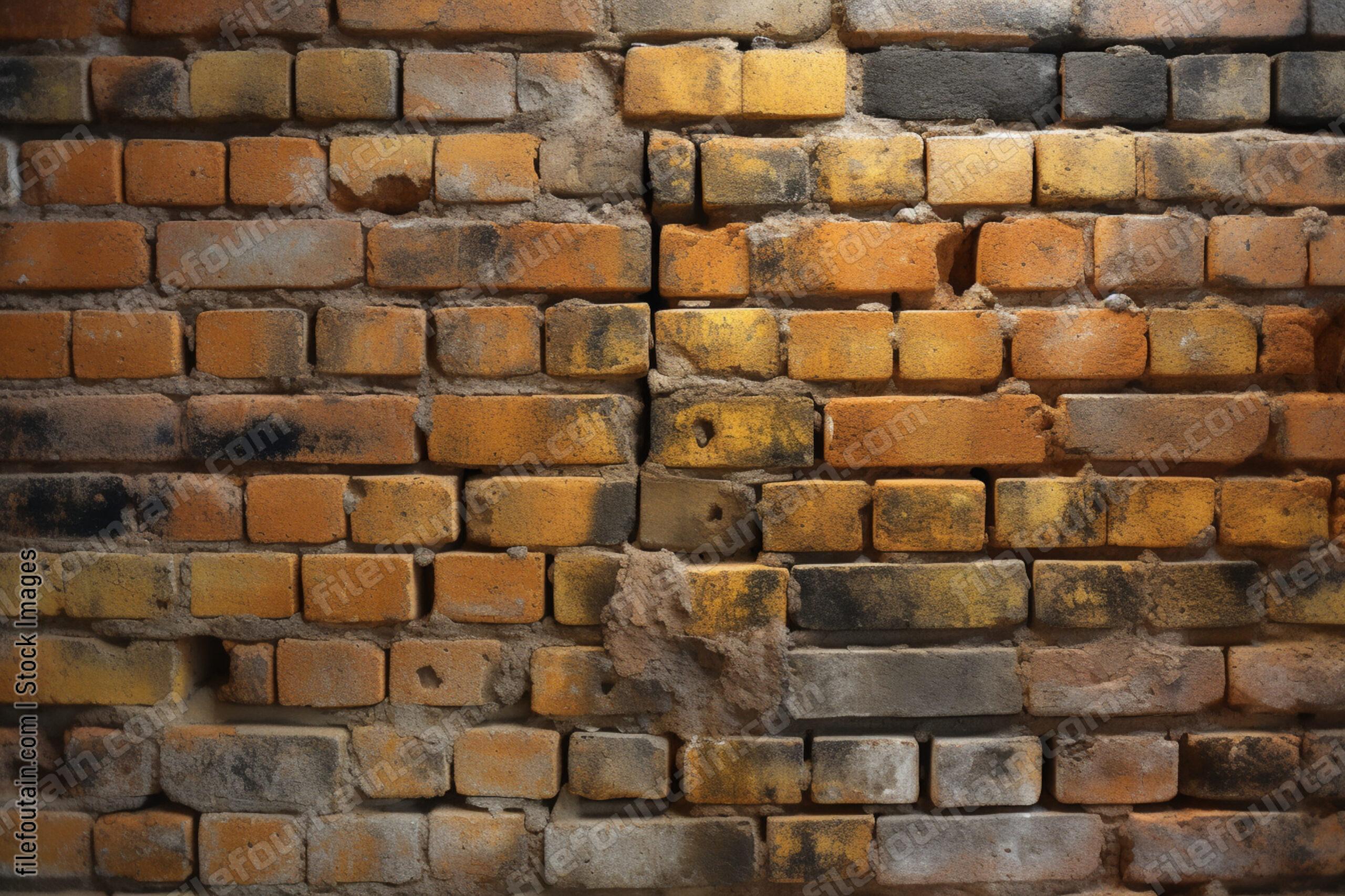 Brick Wall Pattern Industrial Background