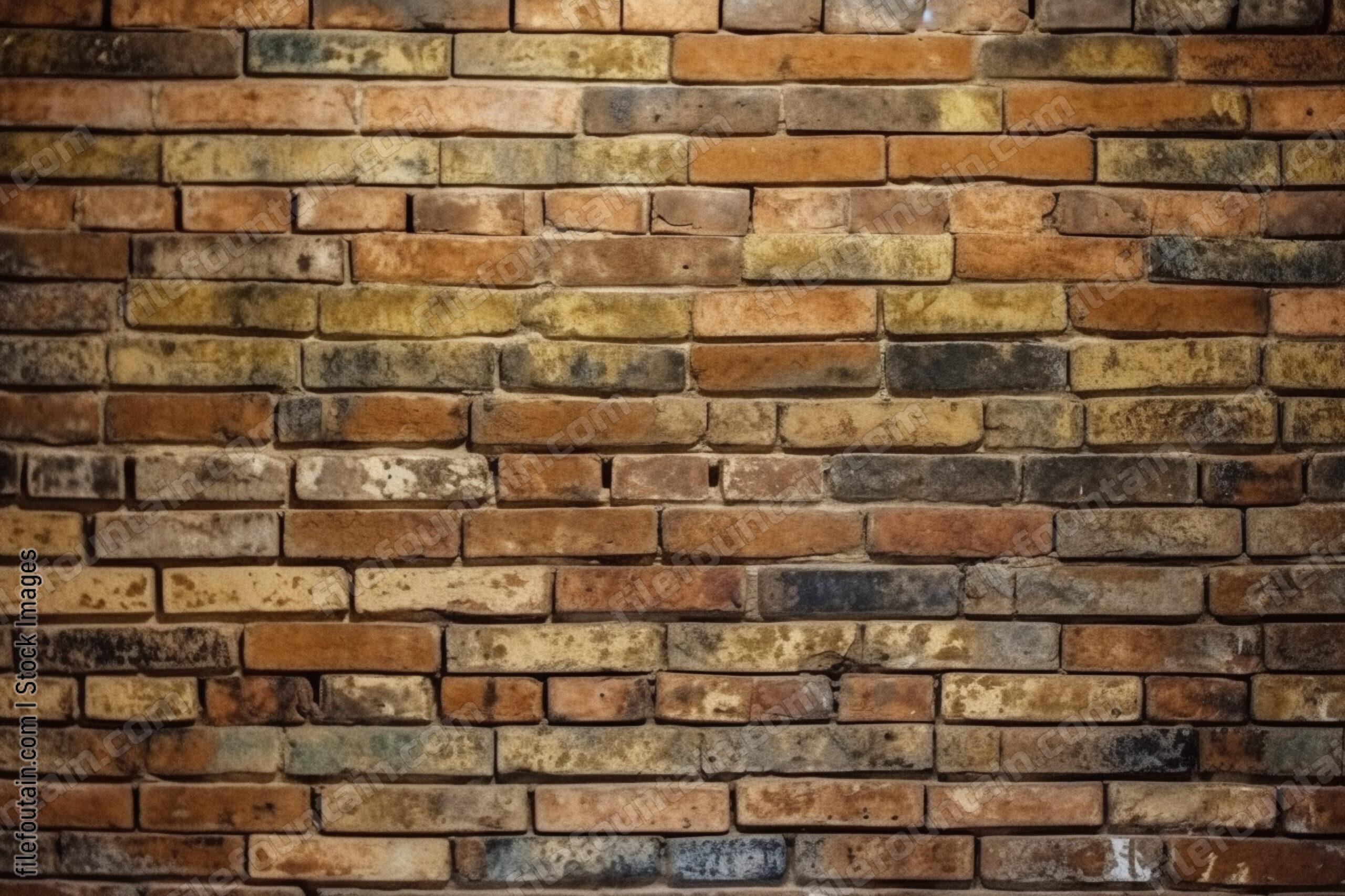 Brick Wall Pattern Industrial Background