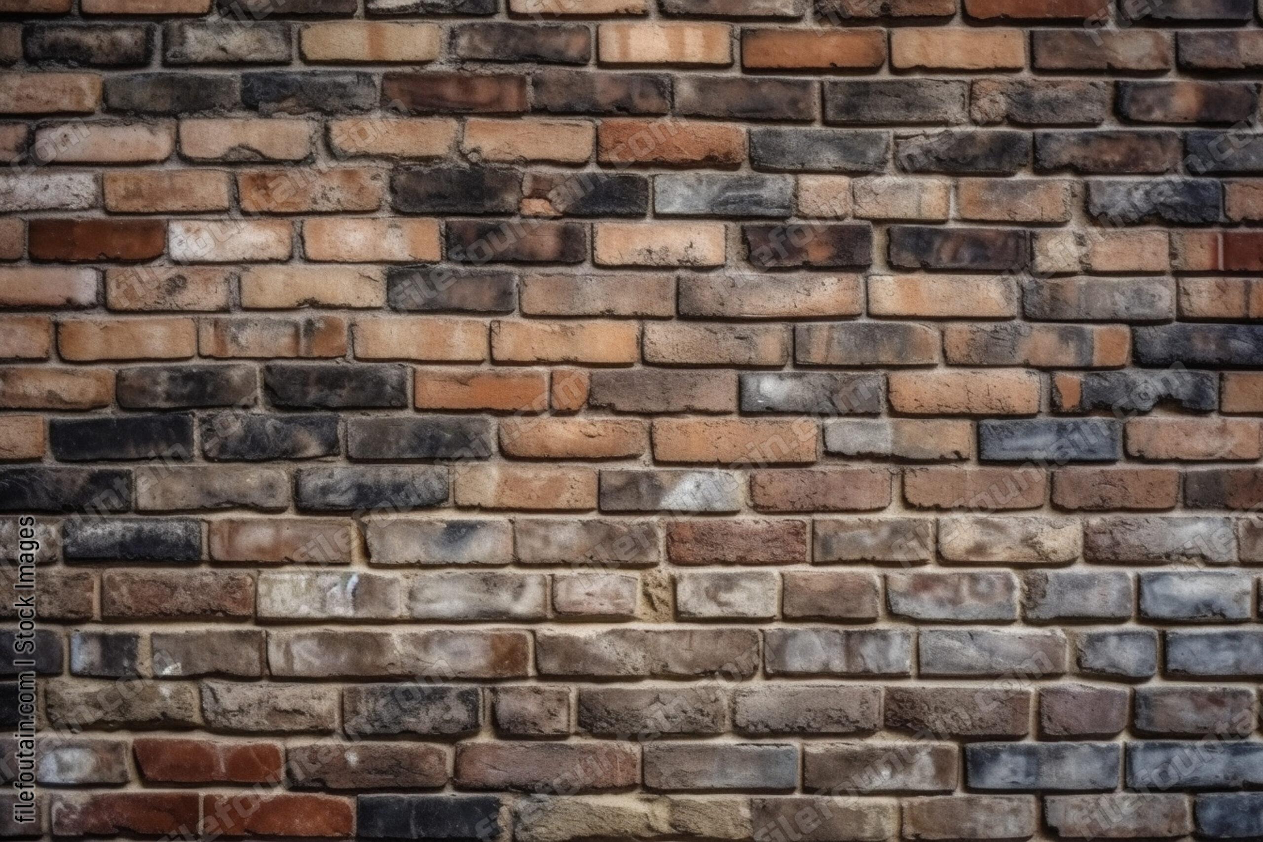 Brick Wall Pattern Industrial Background