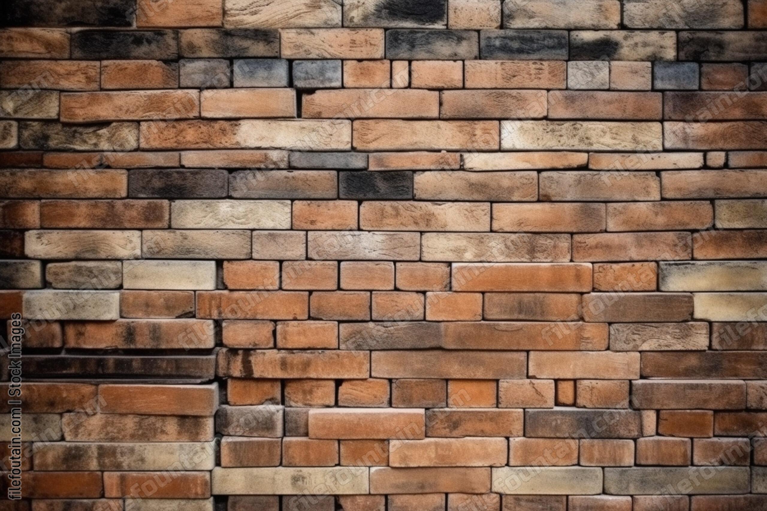 Brick Wall Pattern Industrial Background