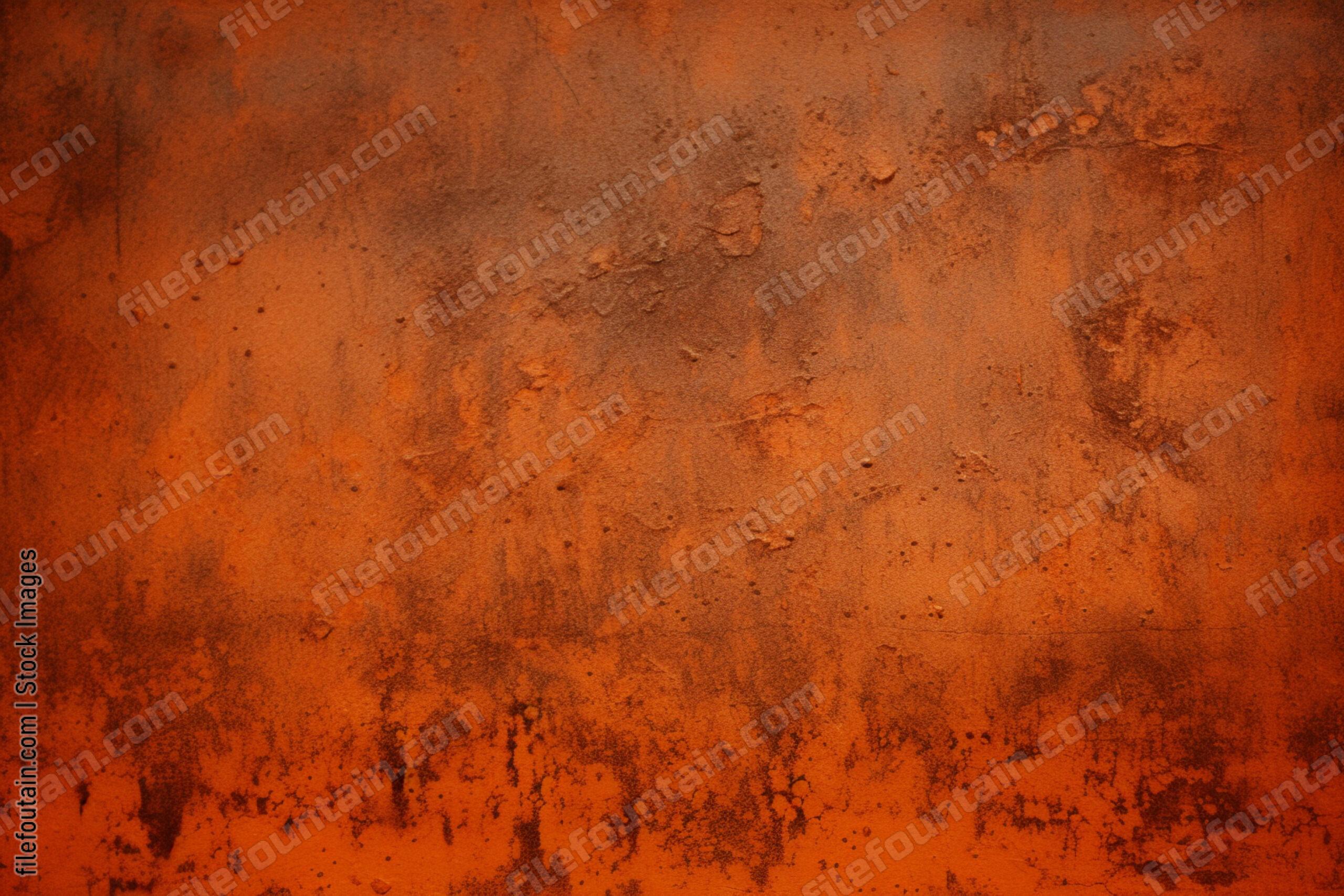 Burnt orange Grunge Texture Background Wallpaper Design