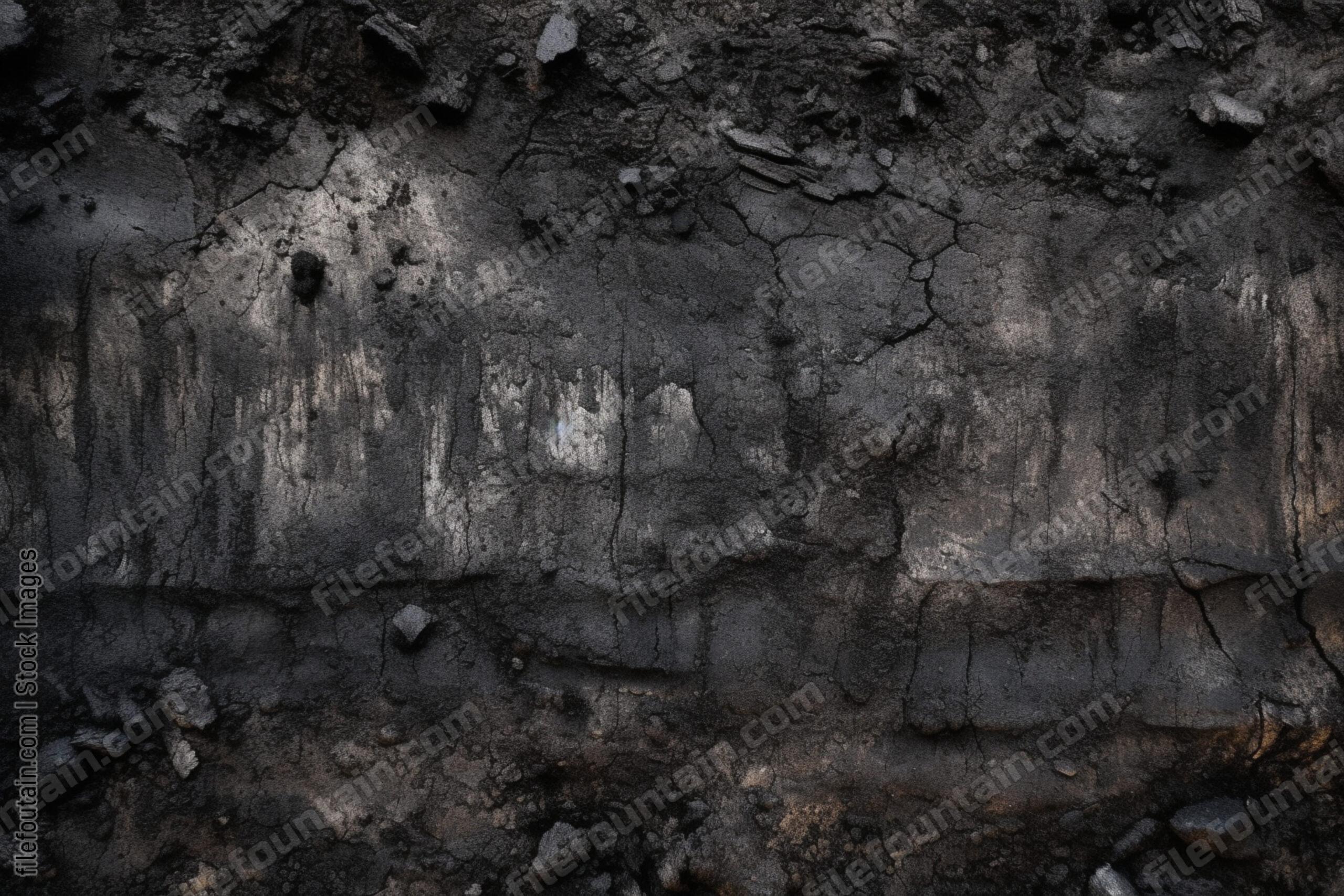 Coal Grunge Texture Background Wallpaper Design