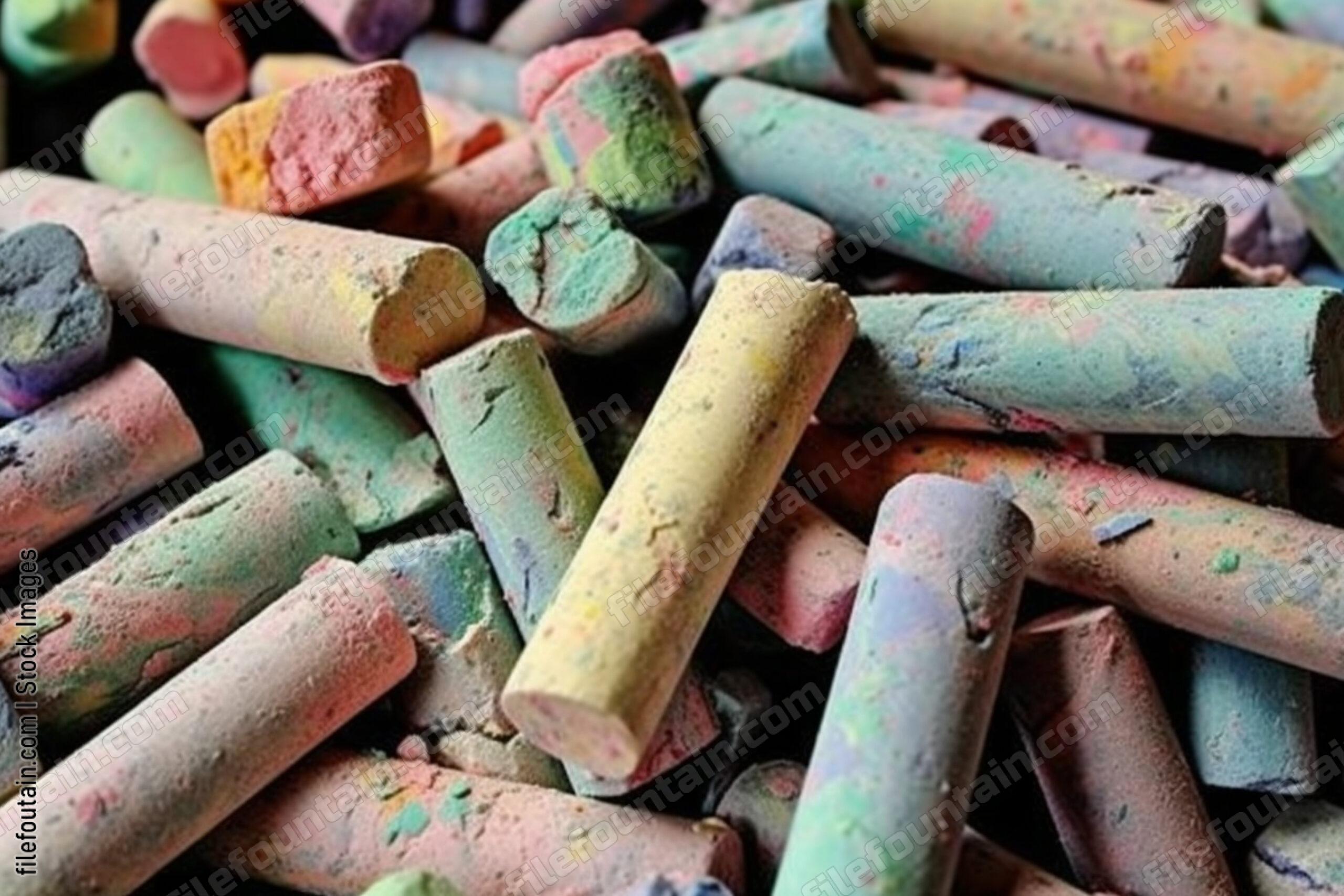 Color Chalk Background Wallpaper