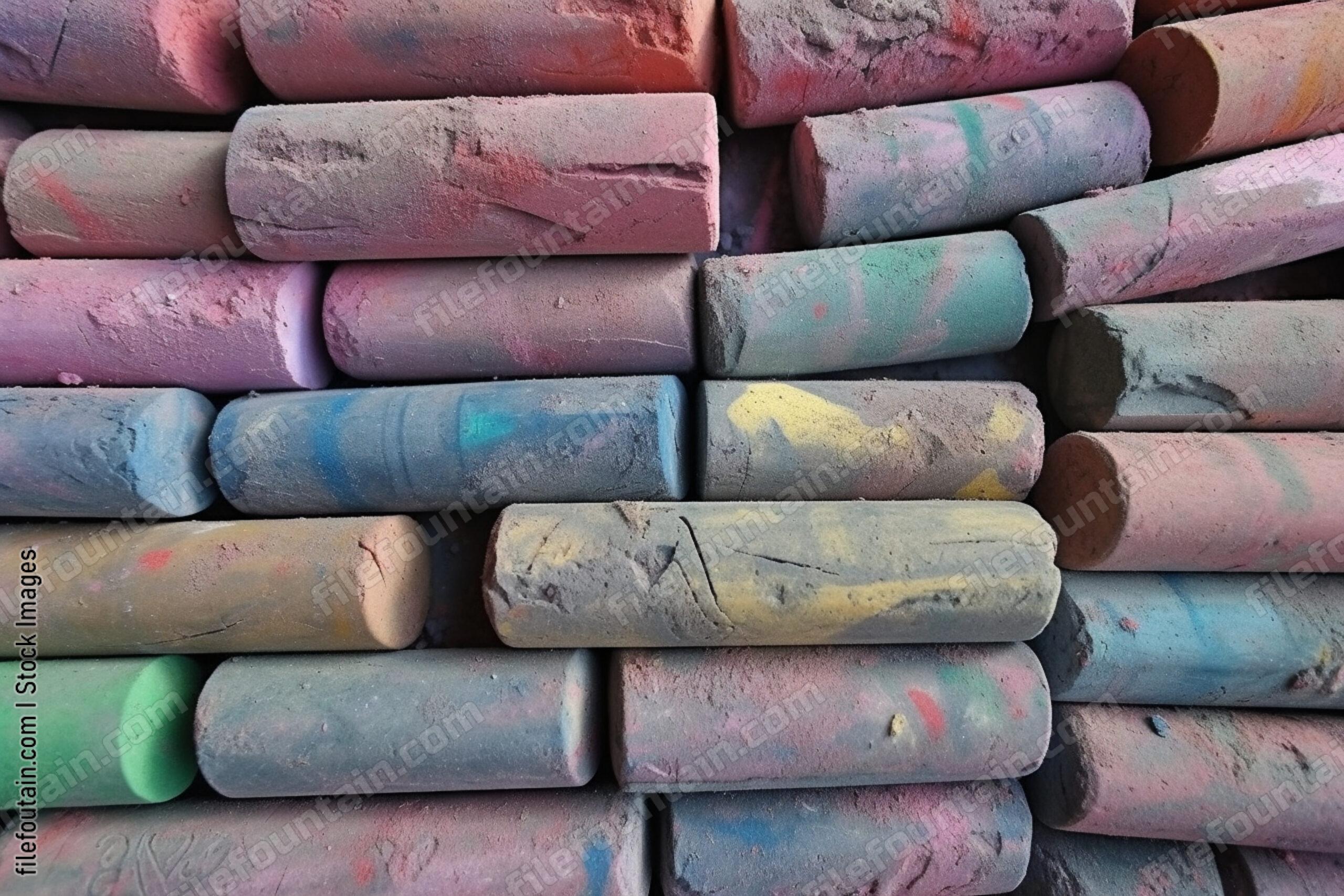 Color Chalk Background Wallpaper