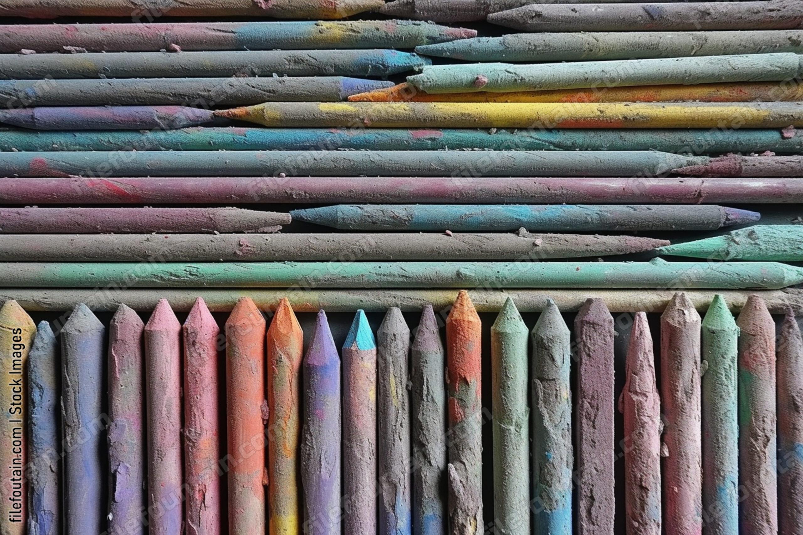 Color Chalk Background Wallpaper