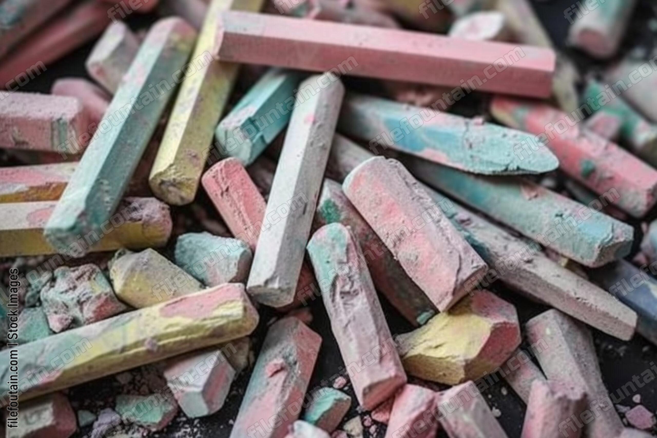 Color Chalk Background Wallpaper