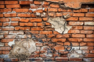 Cracked Brick Wall Background
